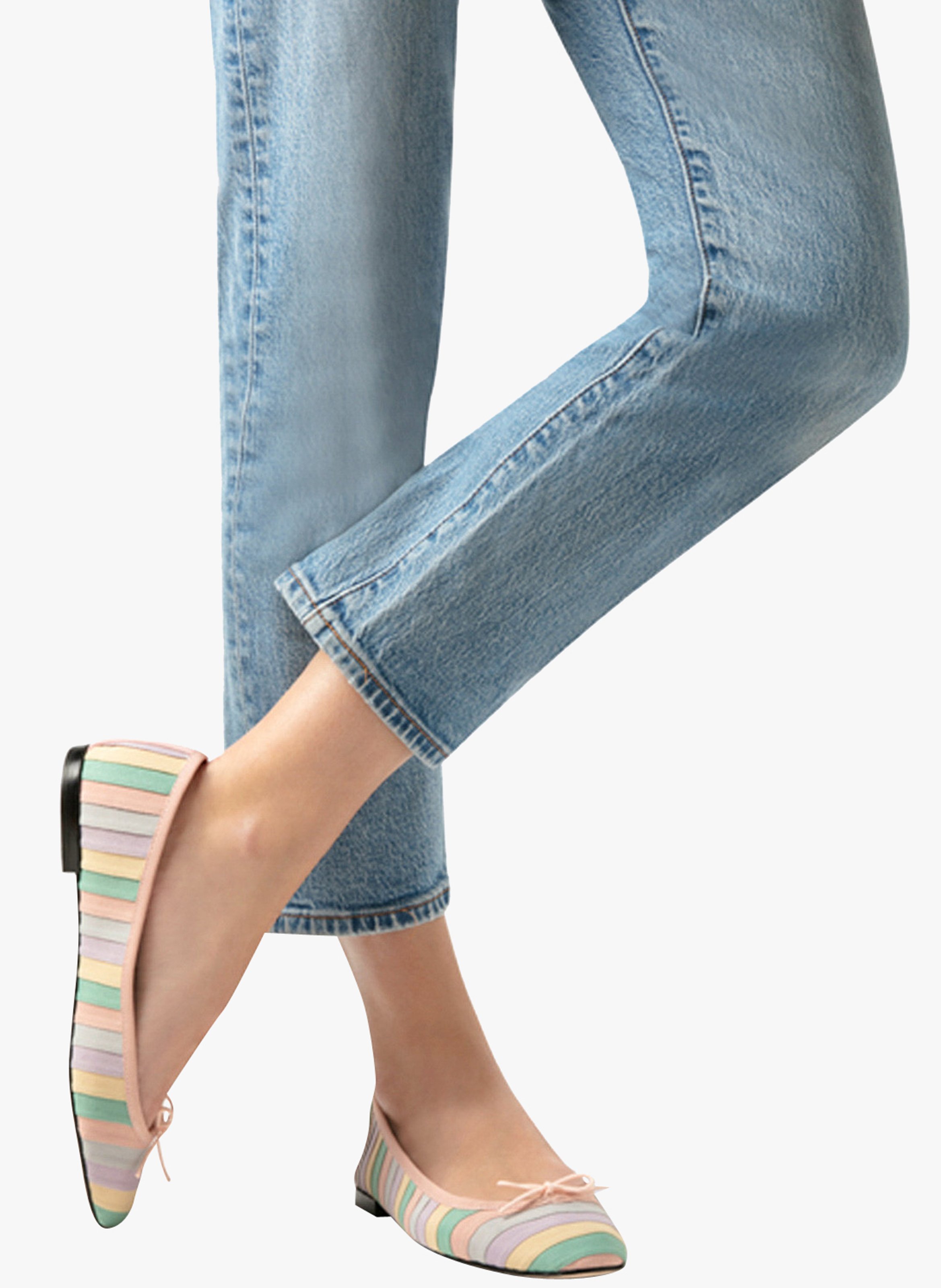 Ballerine Basse In Cotone Multico Pastel Repetto - Donna | Place des  Tendances