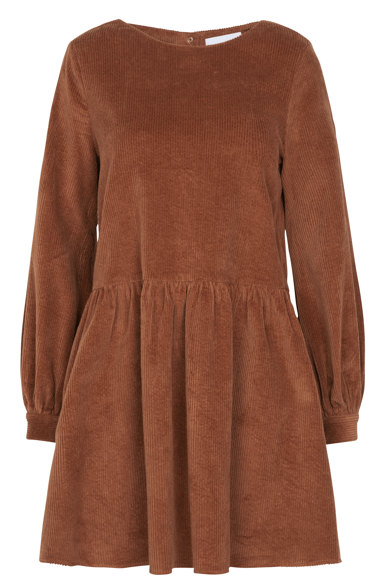 Vestito Corto In Velluto A Coste Marron Rosae Paris - Donna | Place des  Tendances
