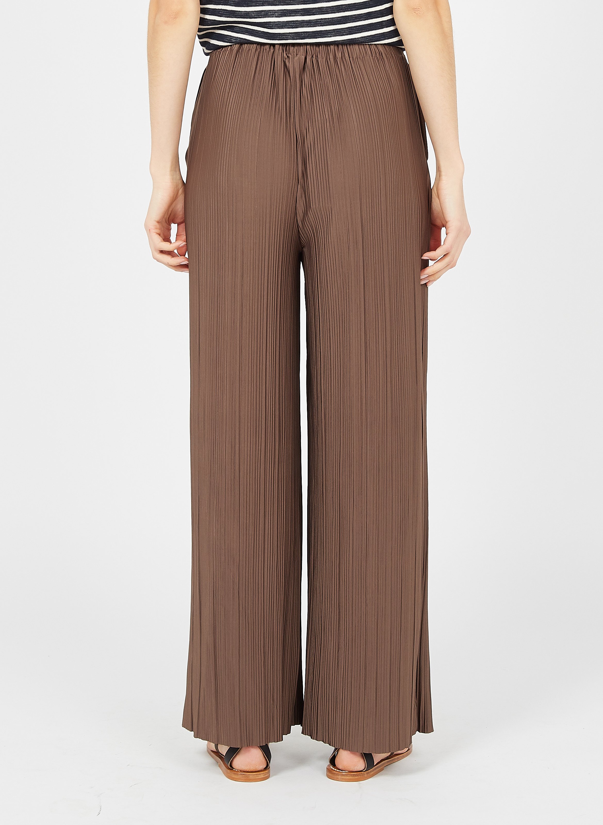 Pantaloni Larghi Plissettati Chocolate Chip Samsoe Samsoe - Donna | Place  des Tendances