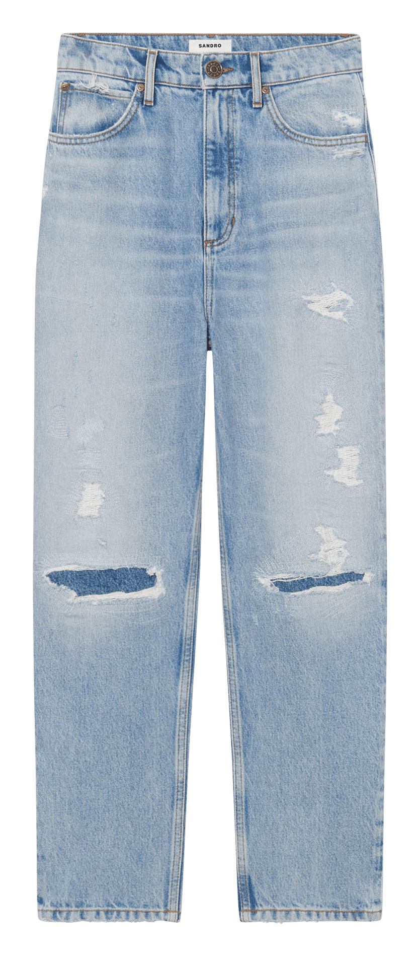 Jeans Taglio Boyfriend Bleu Jean Sandro - Donna | Place des Tendances