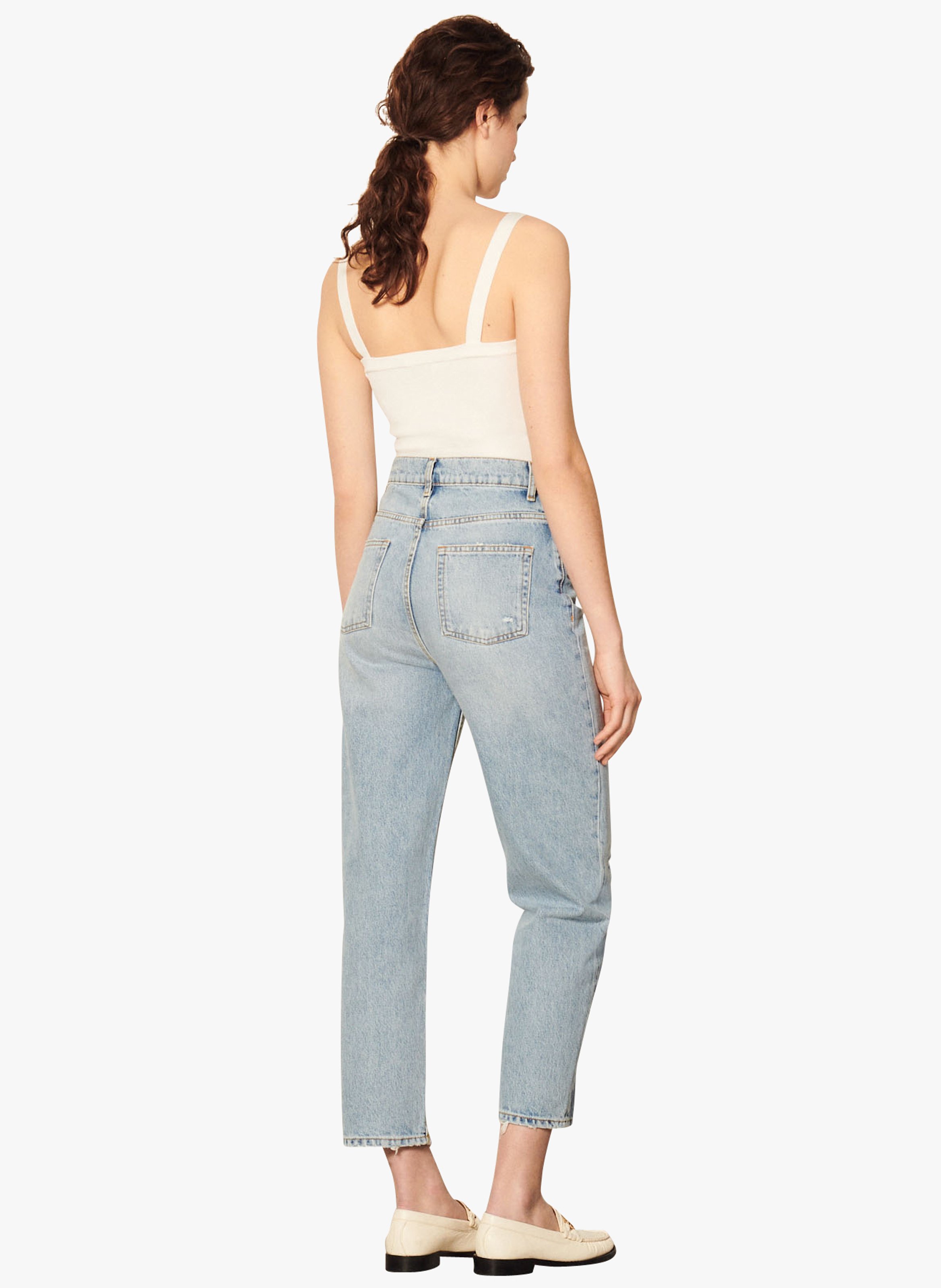 Jeans Taglio Boyfriend Bleu Jean Sandro - Donna | Place des Tendances