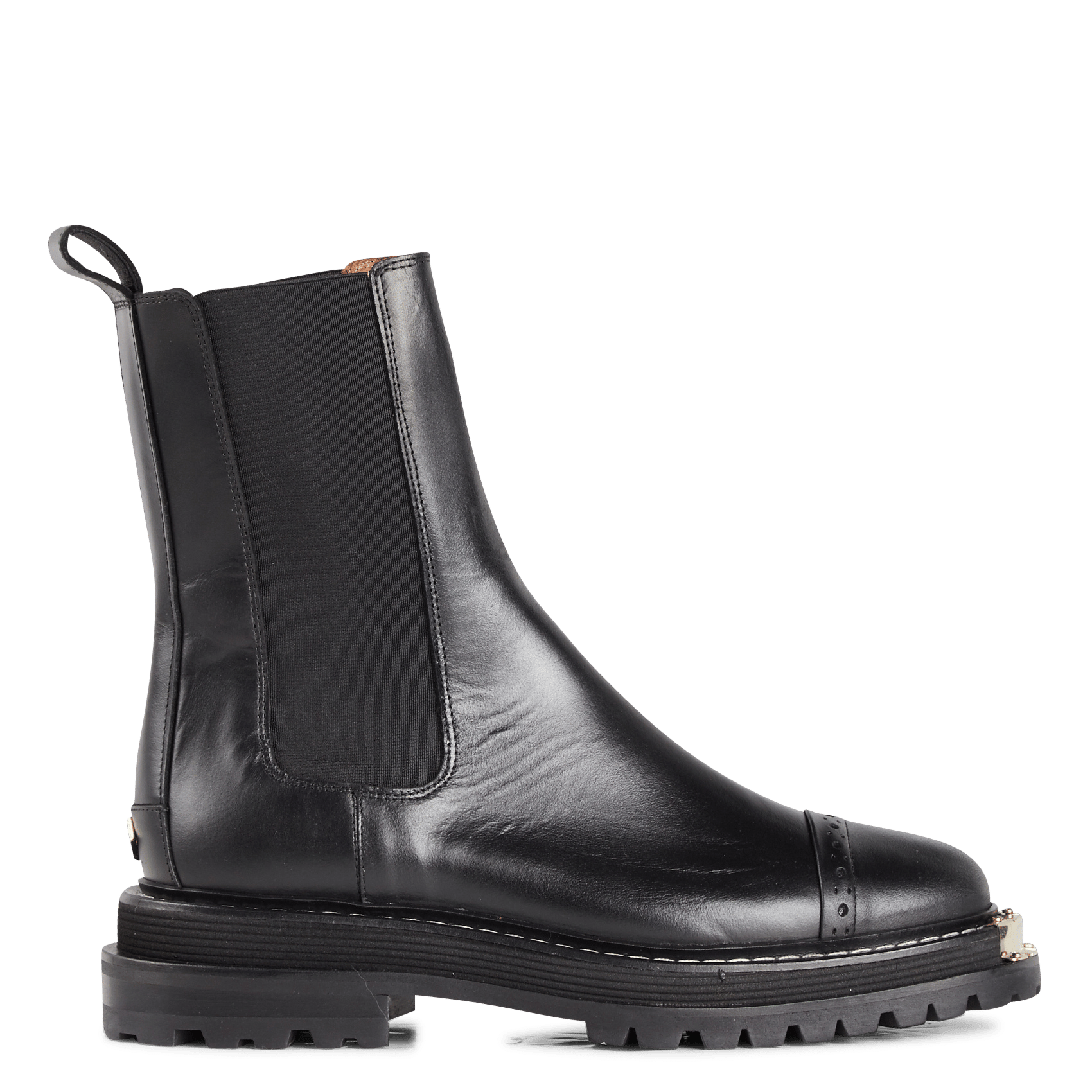 Stivaletti In Pelle Noir Sandro - Donna | Place des Tendances