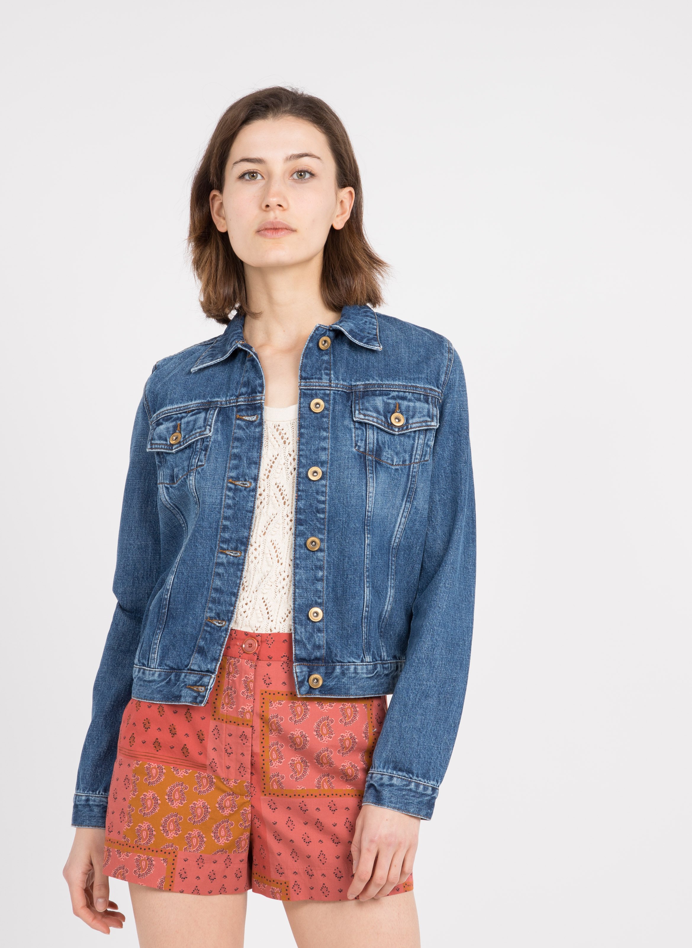 Giacca In Jeans Vintage Blue Sessun - Donna | Place des Tendances