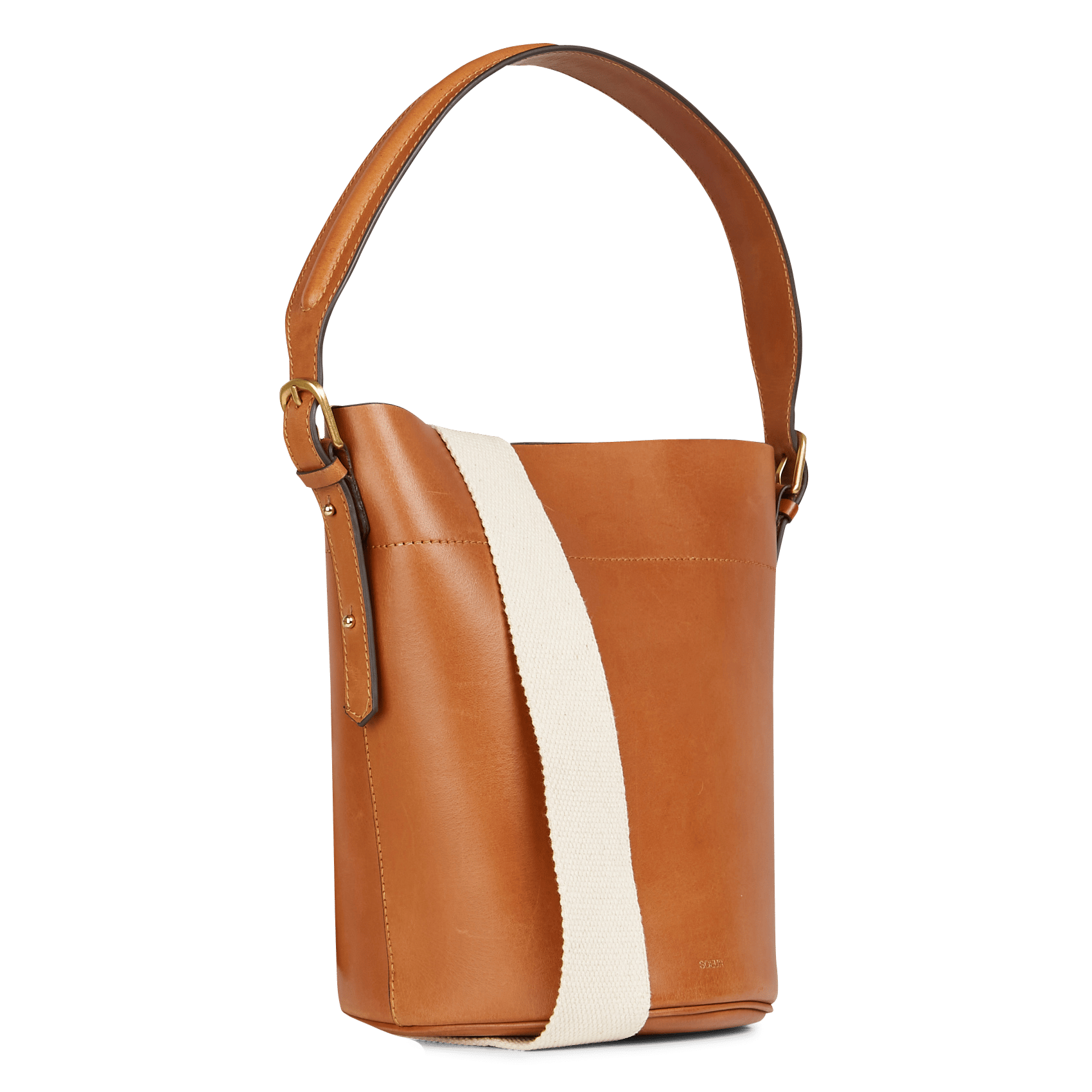 Borsa A Secchiello In Pelle Naturale Naturel/ecru Soeur - Donna | Place des  Tendances