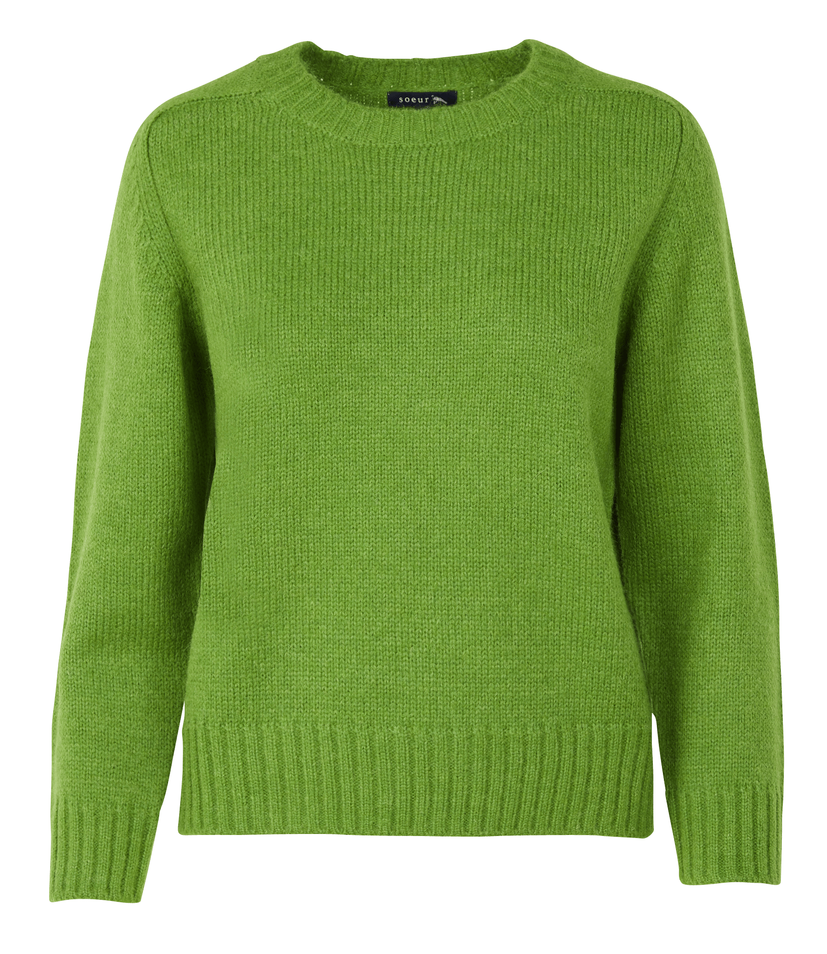 Maglione Scollo Tondo In Misto Alpaca E Lana Vert Soeur - Donna | Place des  Tendances