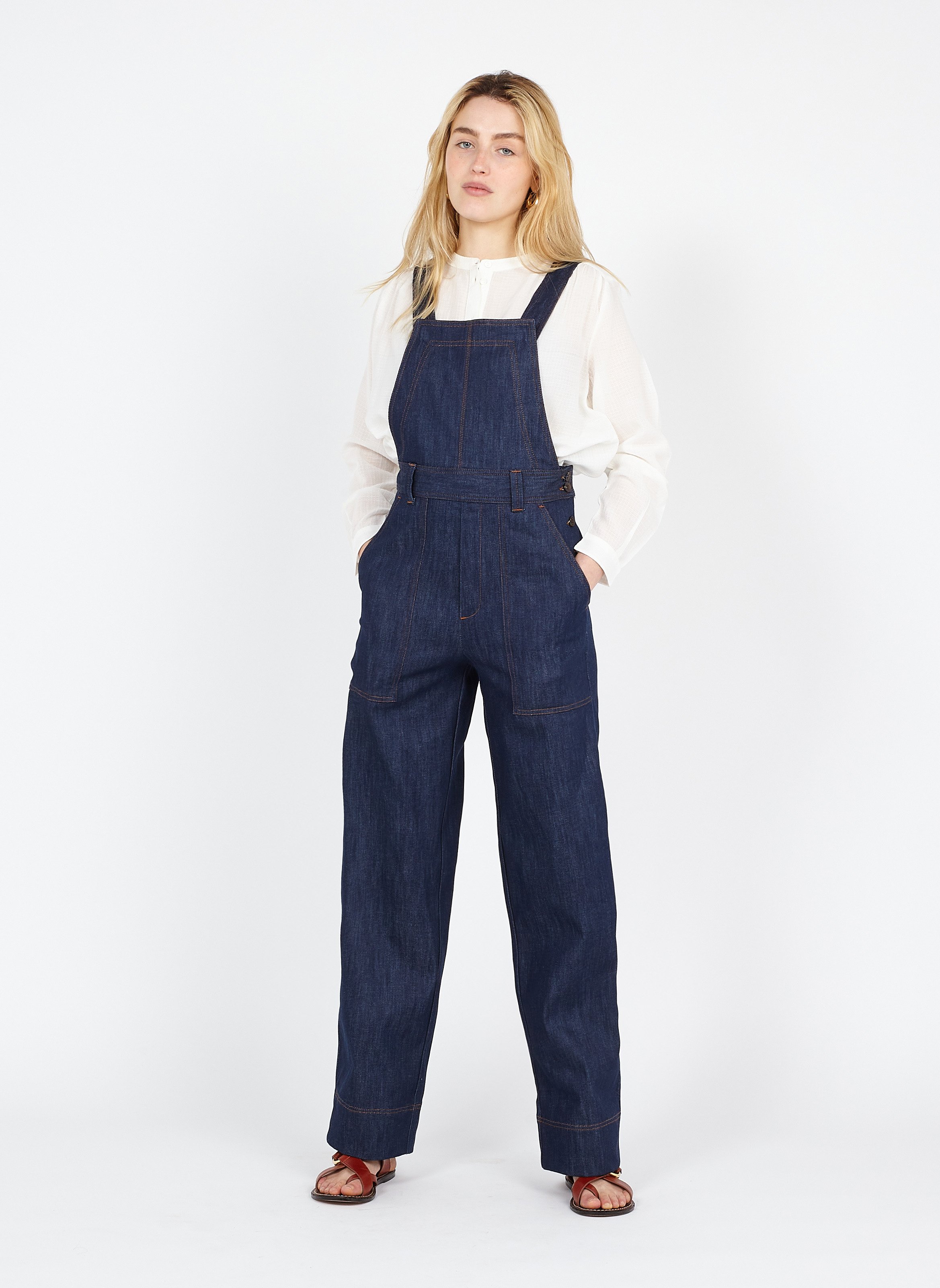 Salopette In Raw Denim Brut Soeur - Donna | Place des Tendances