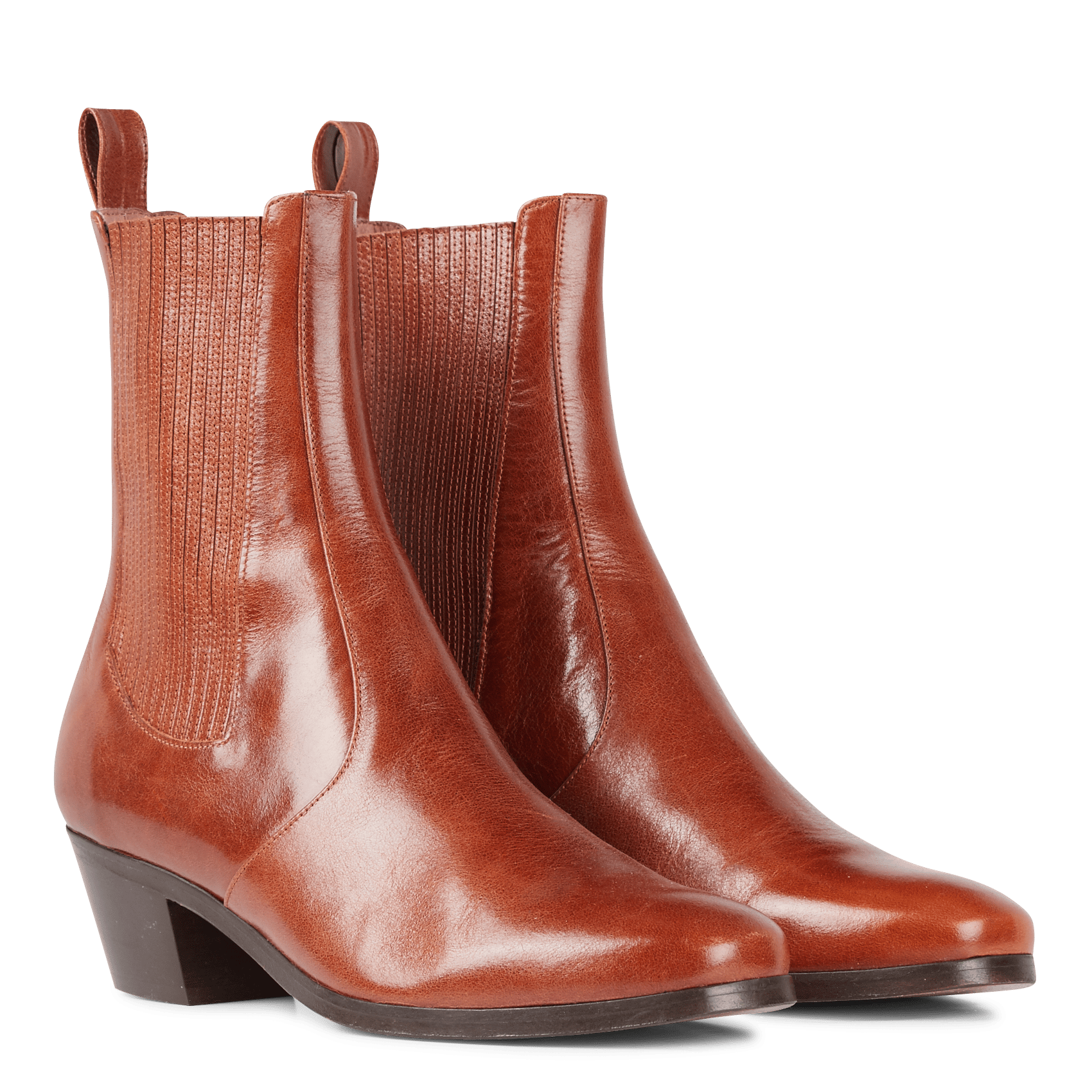 stivaletti bassi pelle marrone