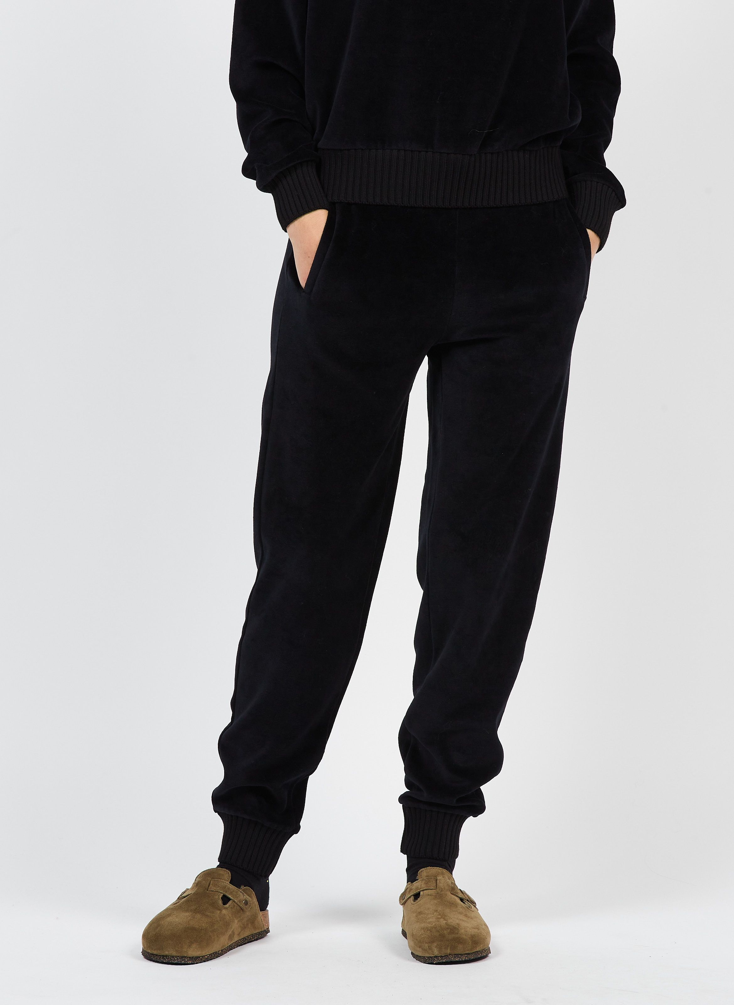 H-Brands Donna Abbigliamento Pantaloni e jeans Pantaloni Joggers Joggers in cotone nero 