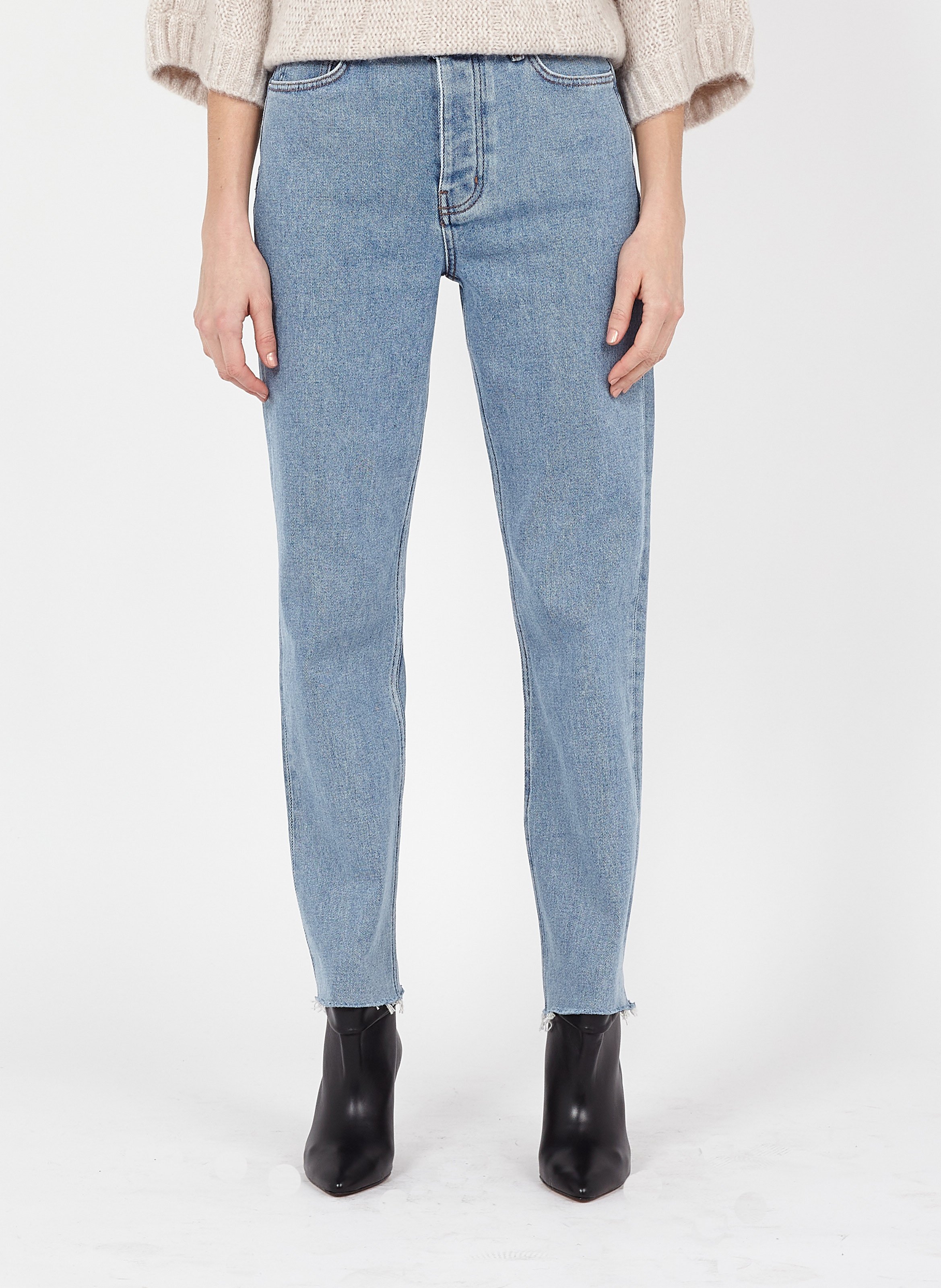 Jeans Dritti Blue Washed The Kooples - Donna | Place des Tendances