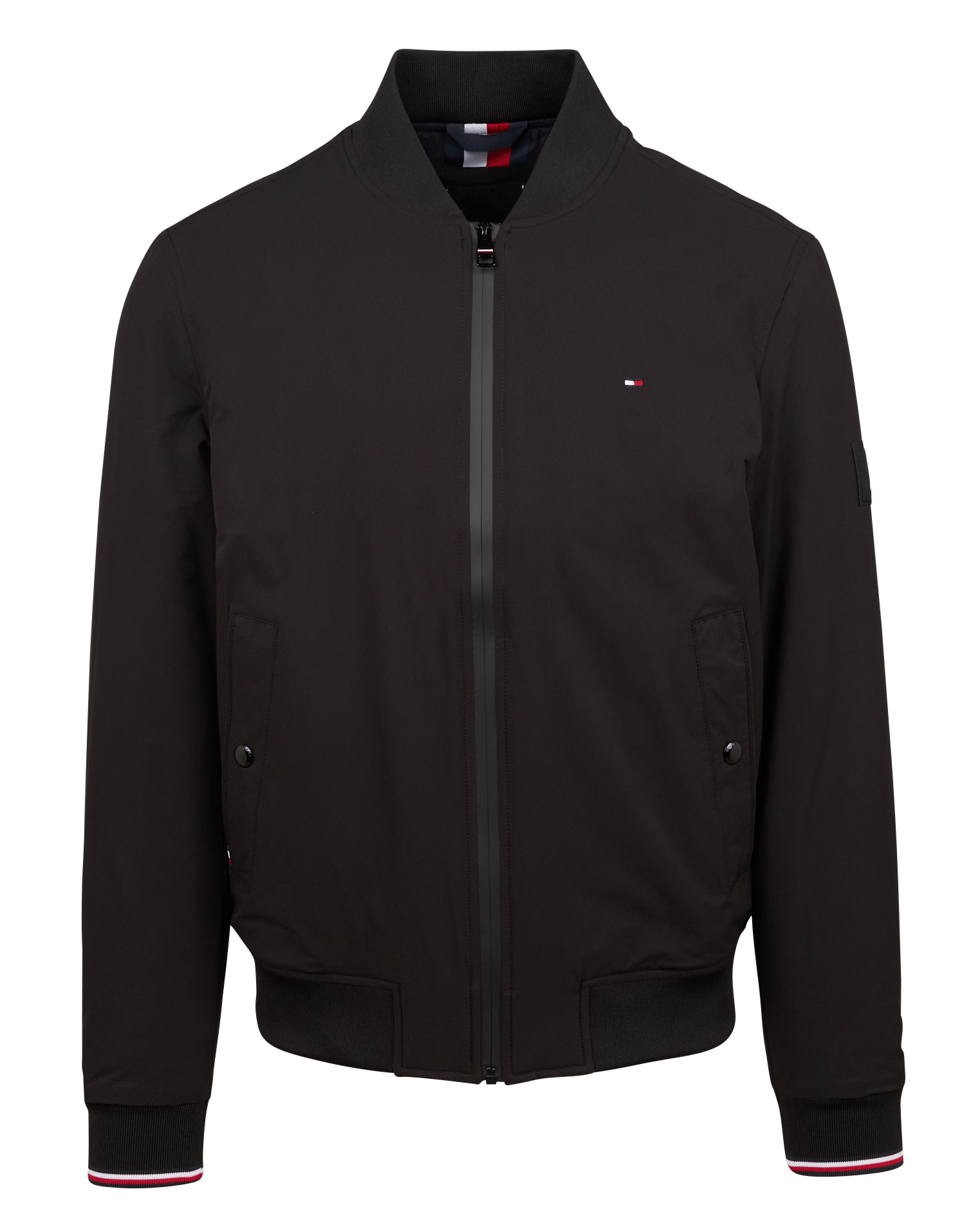 Bomber Regular Fit Black Tommy Hilfiger - Uomo | Place des Tendances