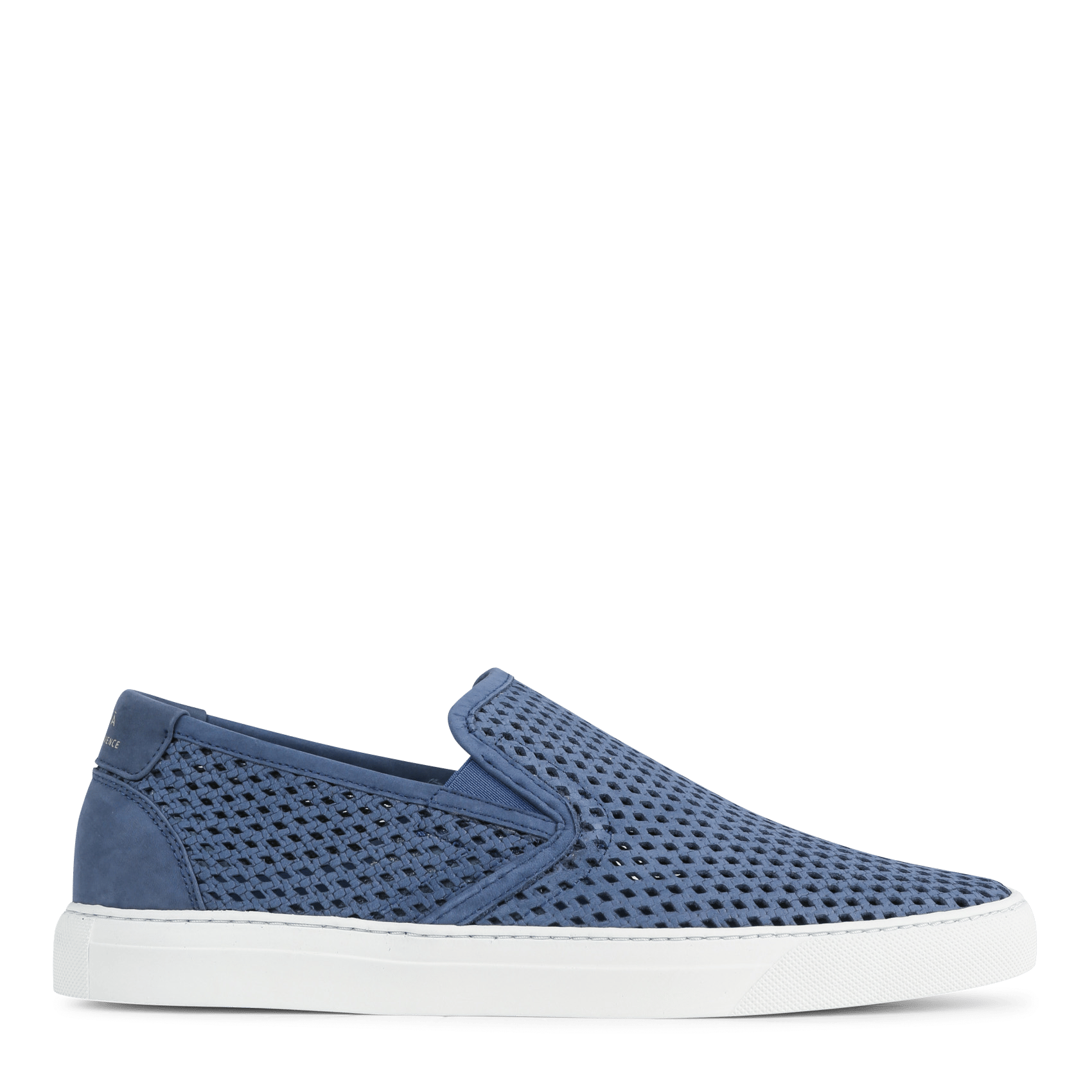 Slip-on Traforate In Pelle Bleu Ming Zespa - Uomo | Place des Tendances