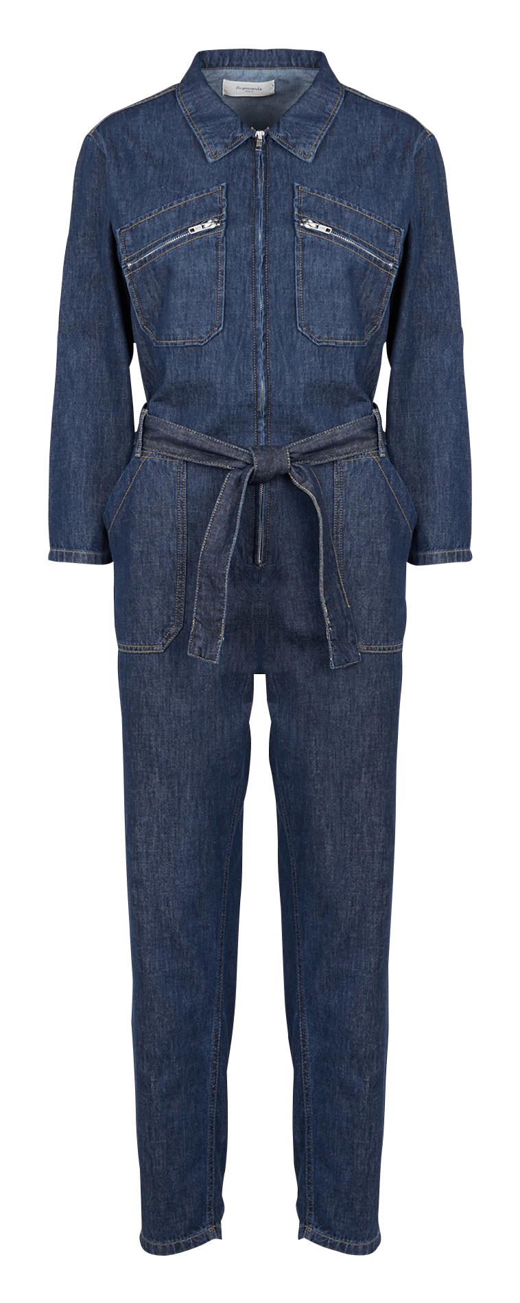 Jumpsuit Van Spijkerstof Brut Acquaverde Dames Place des Tendances