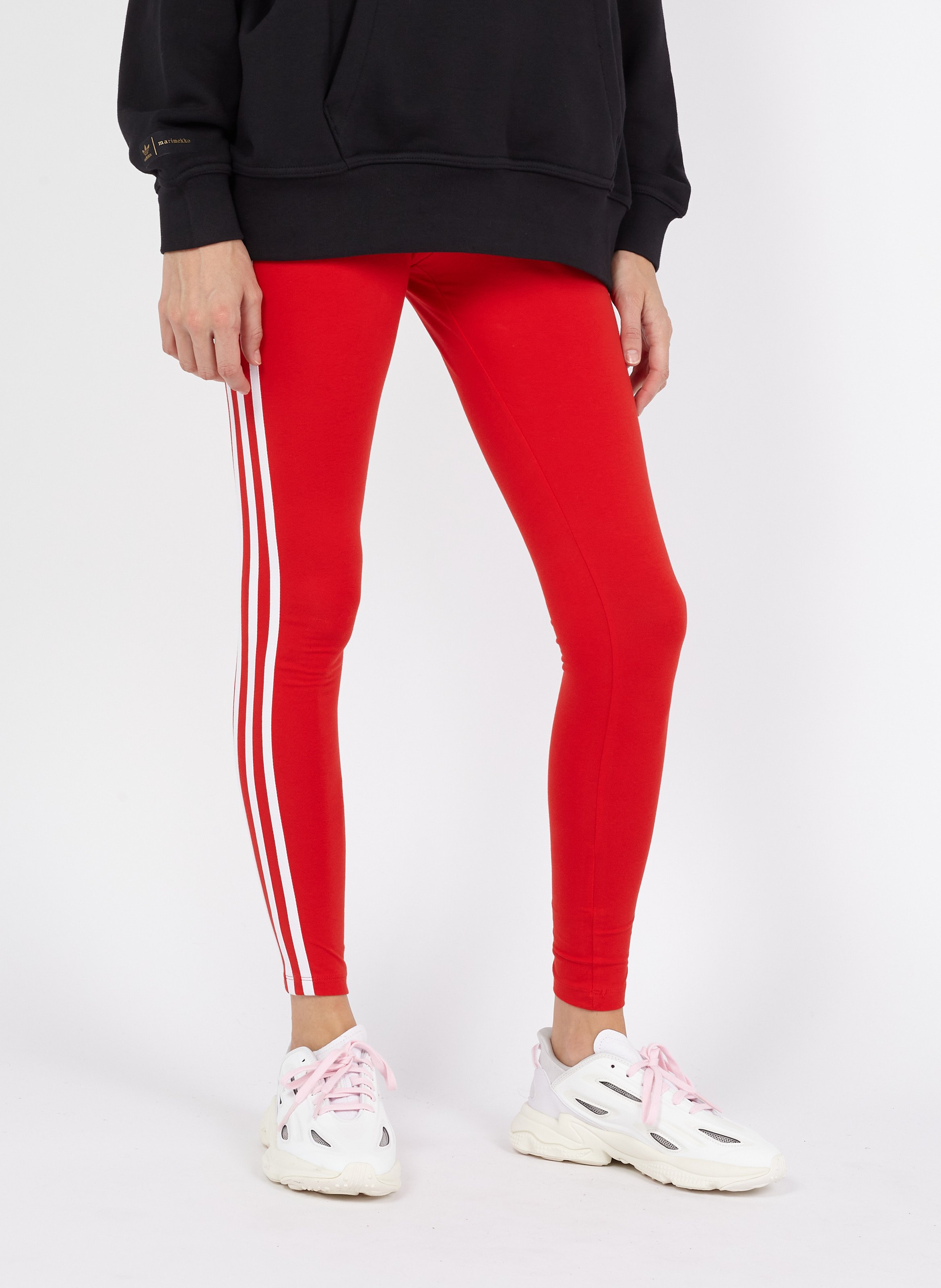 Sale Katoenen Legging Red Adidas - Dames | Place des Tendances