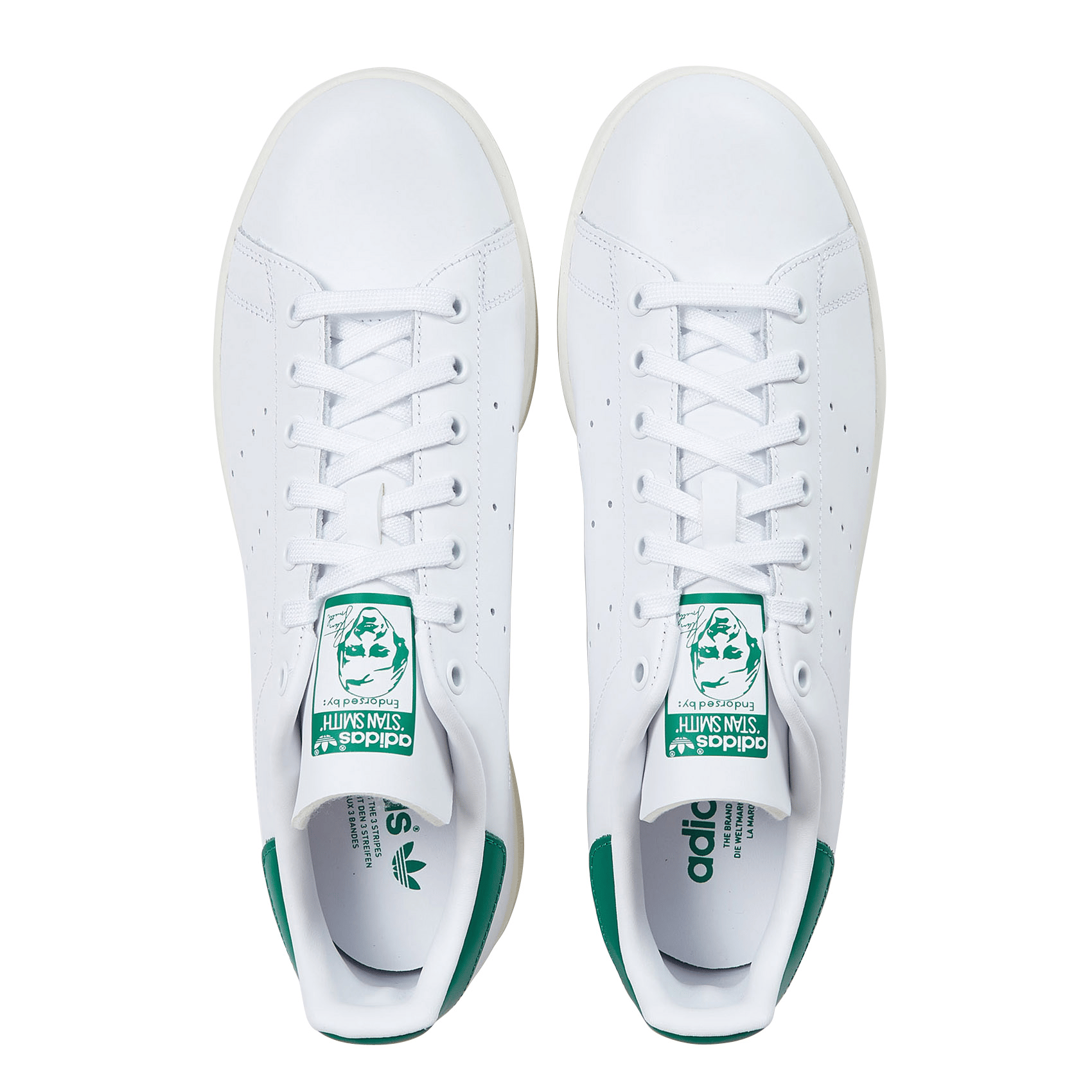 Stan Smith - Leren Sneakers Ftwbla/blacas/verecl Adidas - Heren | Place des  Tendances