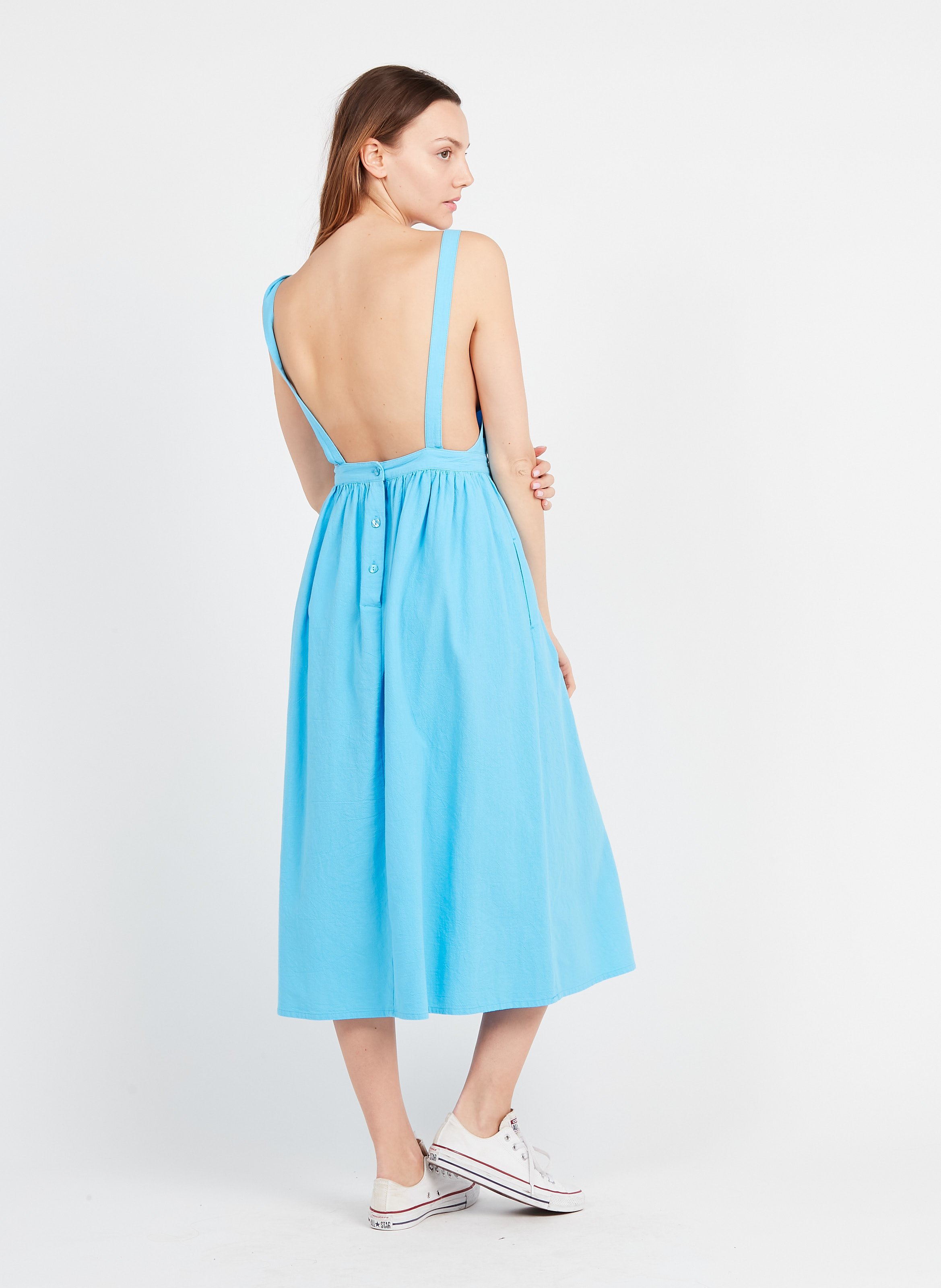 zwangerschapsjurk wit lang