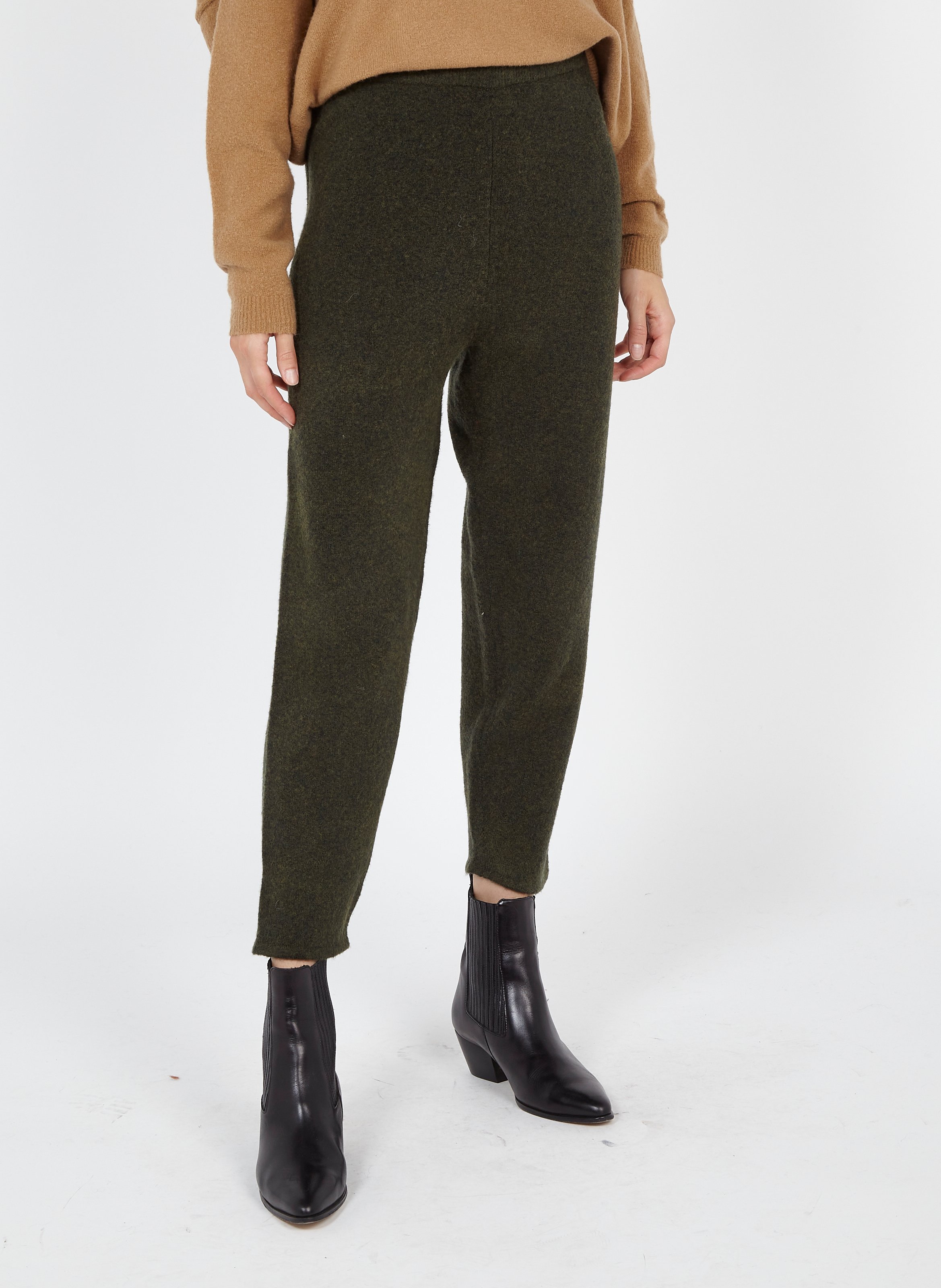 Rechte Joggingbroek Van Gemengd Tricot Pesto Chine American Vintage - Dames  | Place des Tendances
