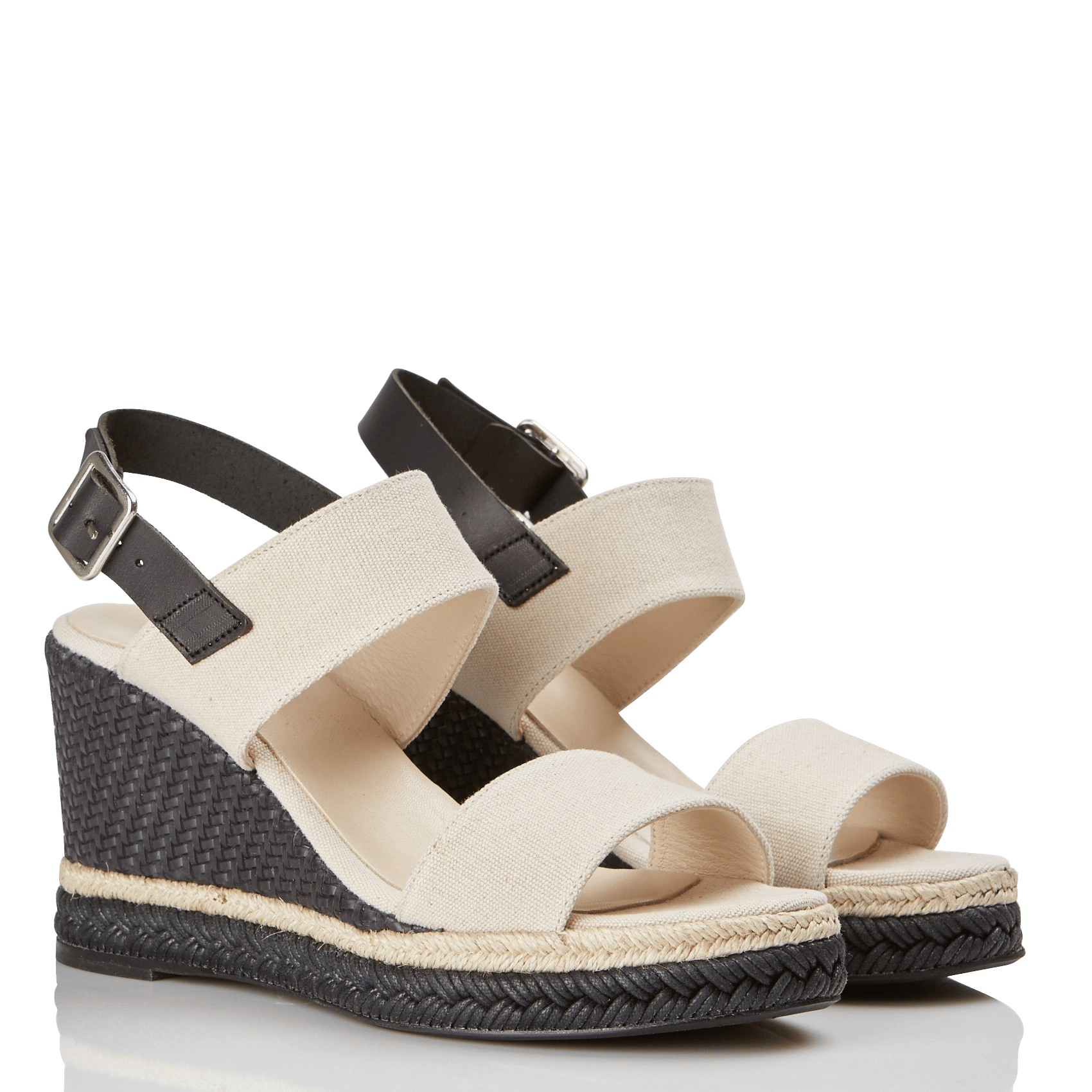 Modern Witte Bruidsschoenen 2018 Kant Parel Enkelband 10 cm Sleehakken  Ronde Neus Huwelijk