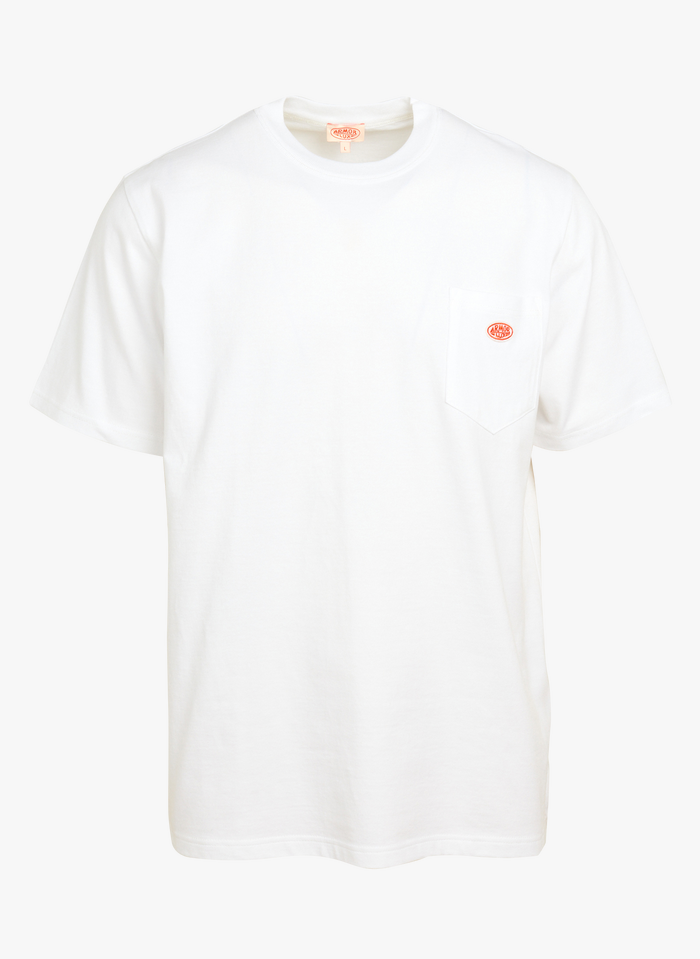 ARMOR LUX Regular-fit, katoenen T-shirt met ronde hals | Wit