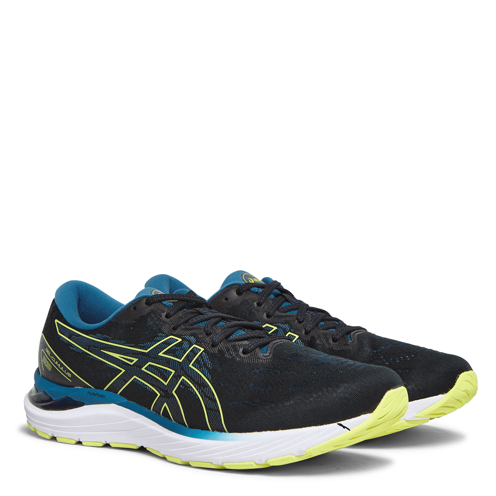Sale Sneakers - Asics Gel-cumulus 23 Black/glow Yellow Asics - Heren |  Place des Tendances