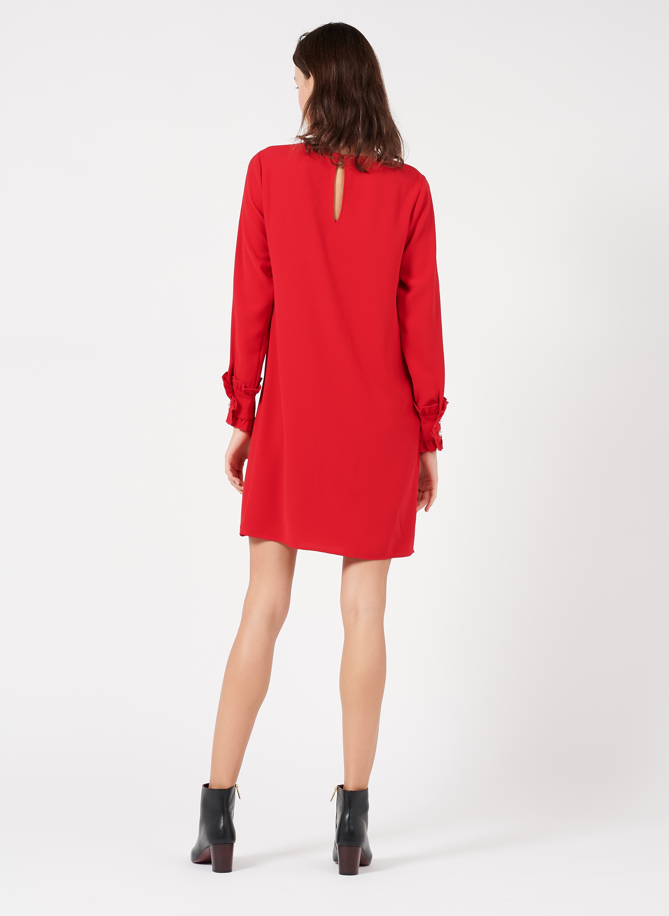 Sale Leren Enkellaarzen Met Halfhoge Hak Noir Avril Gau - Dames | Place des  Tendances