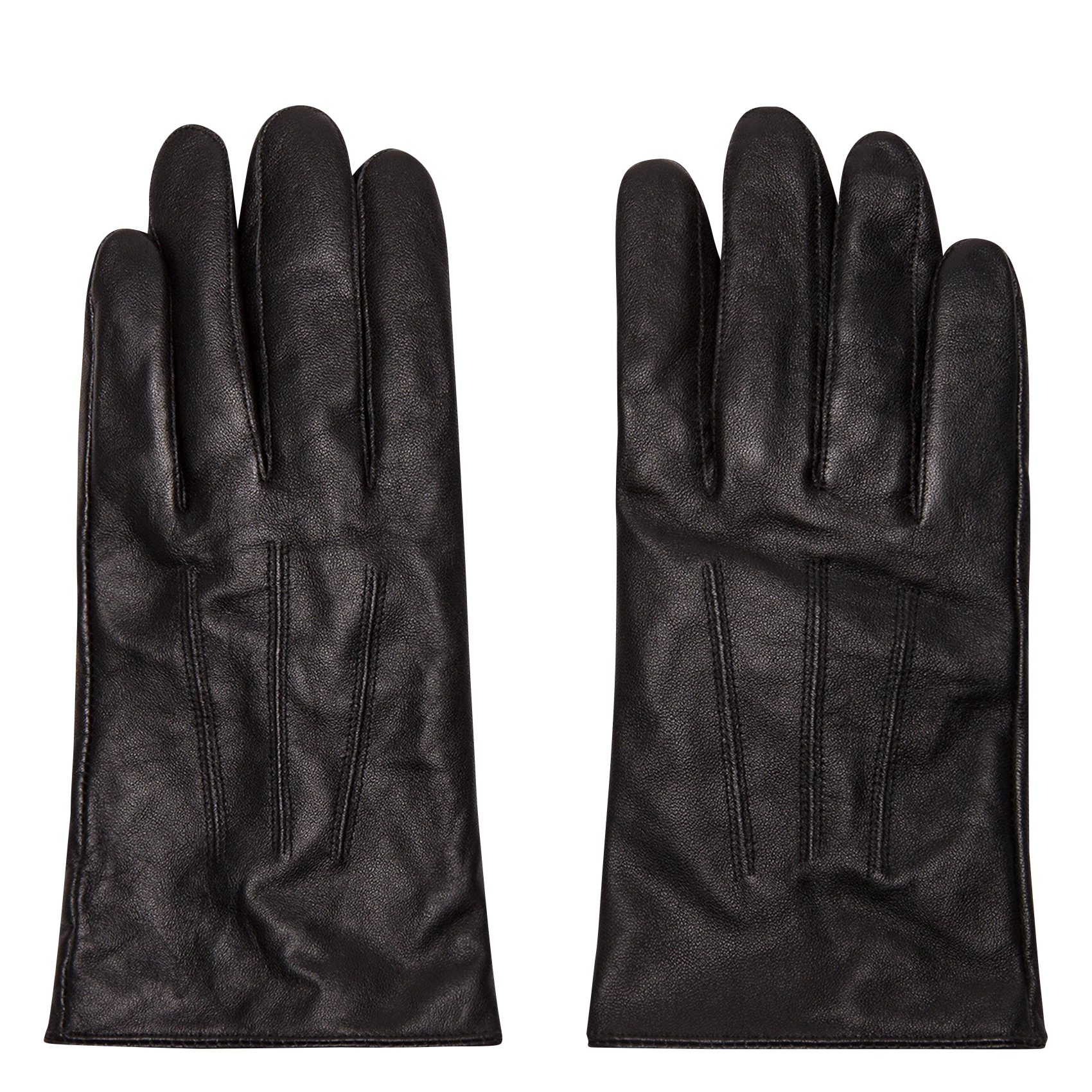 Silkroad Leren handschoenen zwart gestippeld casual uitstraling Accessoires Handschoenen Leren handschoenen