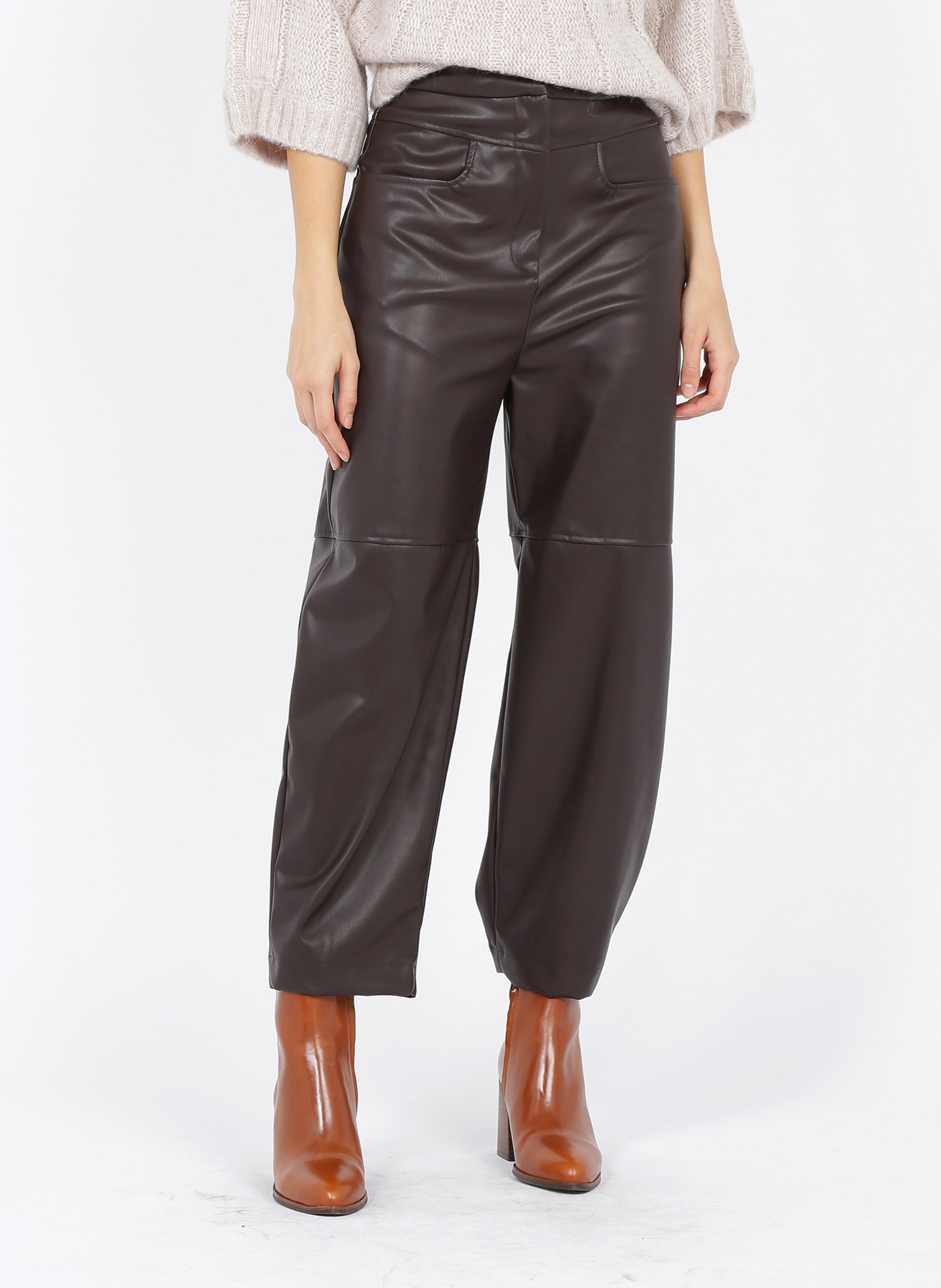 Sale Broek Met Hoge Taille Chocolat Ba \u0026 Sh - Dames | Place des Tendances