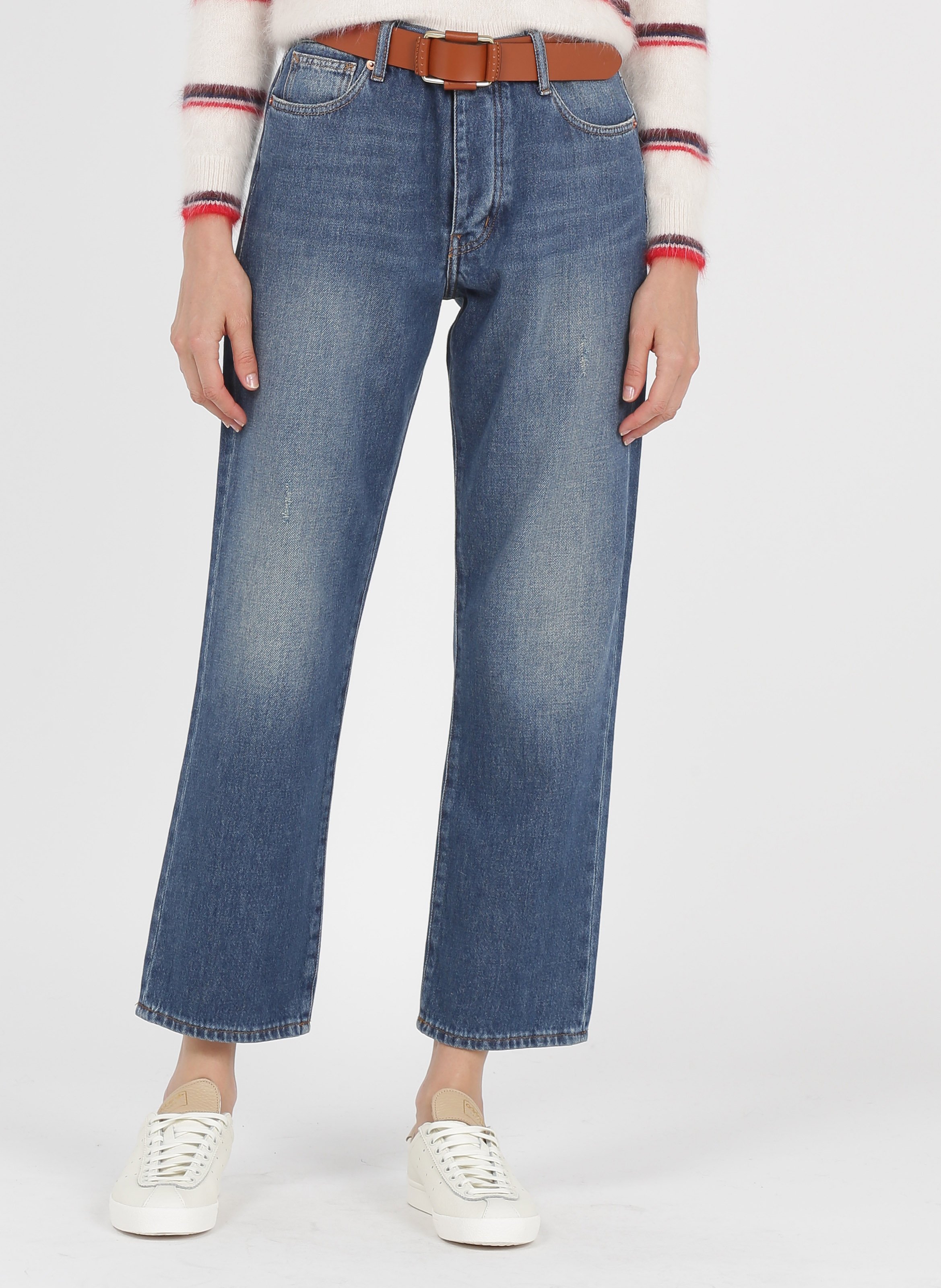 Sale Boyfriend Jeans Met 5 Zakken Used Bellerose - Dames | Place des  Tendances
