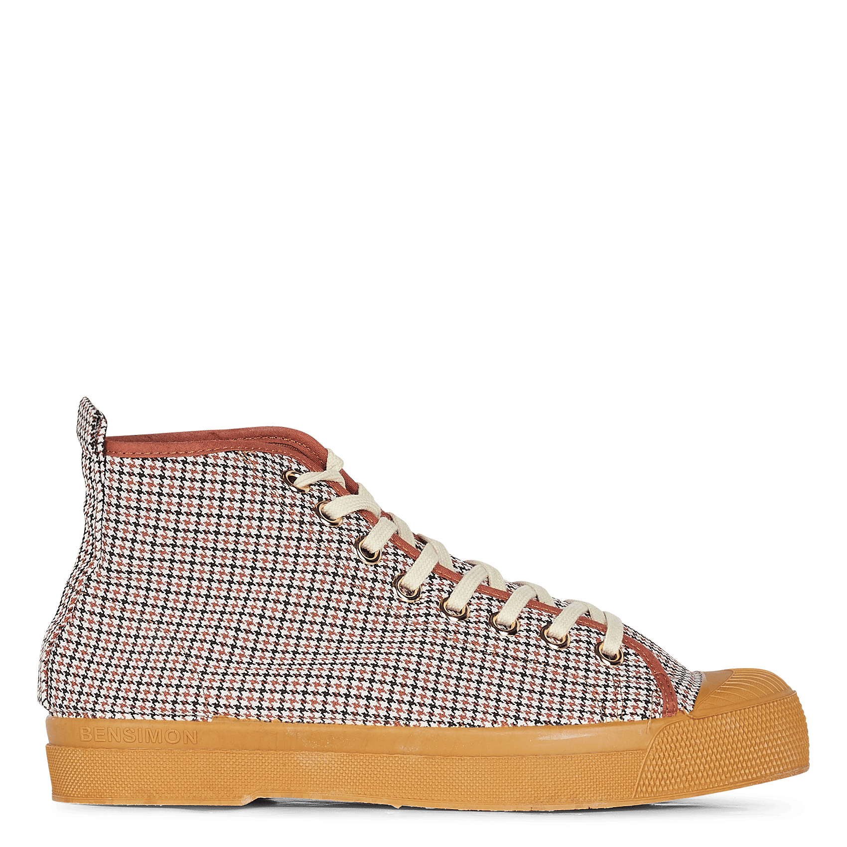 Hoge, Katoenen Sneakers Pied De Puce Bensimon - Dames | Place des Tendances