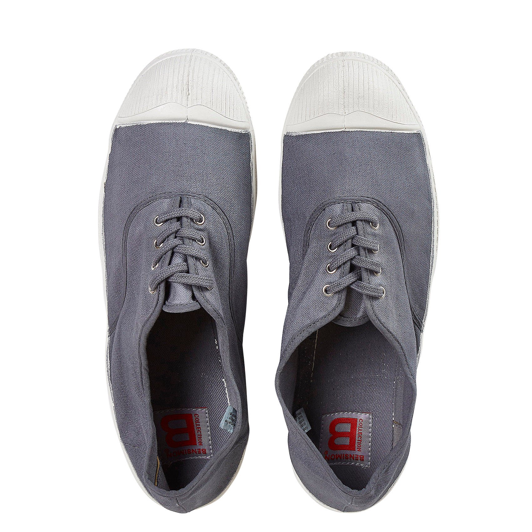 Sale Stoffen Gymschoenen Met Veters Gris Bensimon - Heren | Place des  Tendances