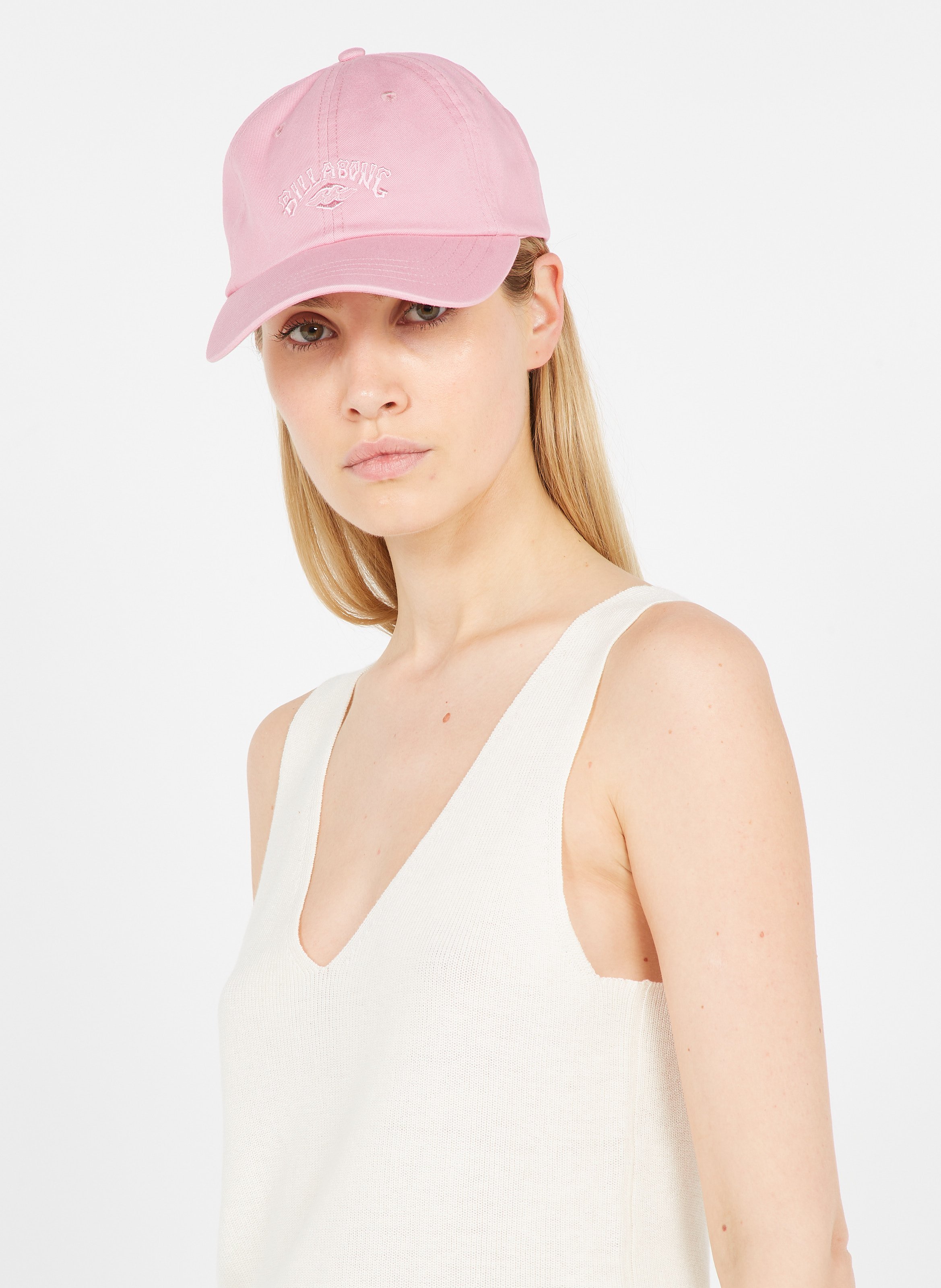 Katoenen Pet Met Borduursel Wild Rose Billabong - Dames | Place des  Tendances