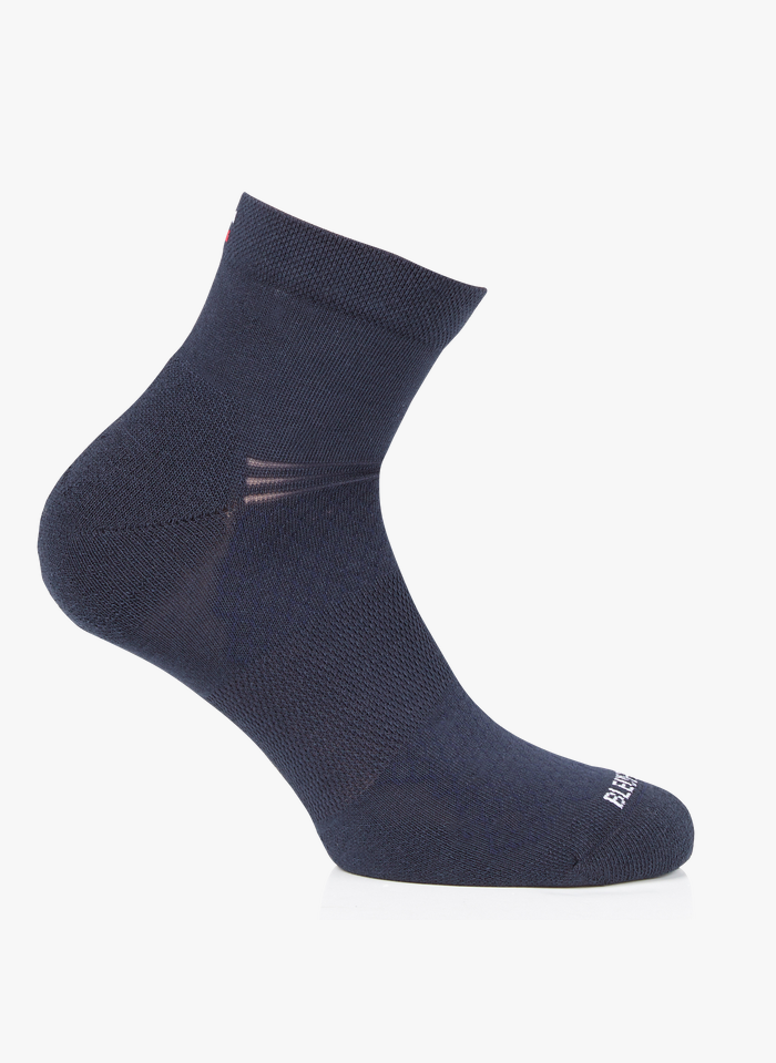 BLEUFORET Lage sokken van katoenmix | Blauw