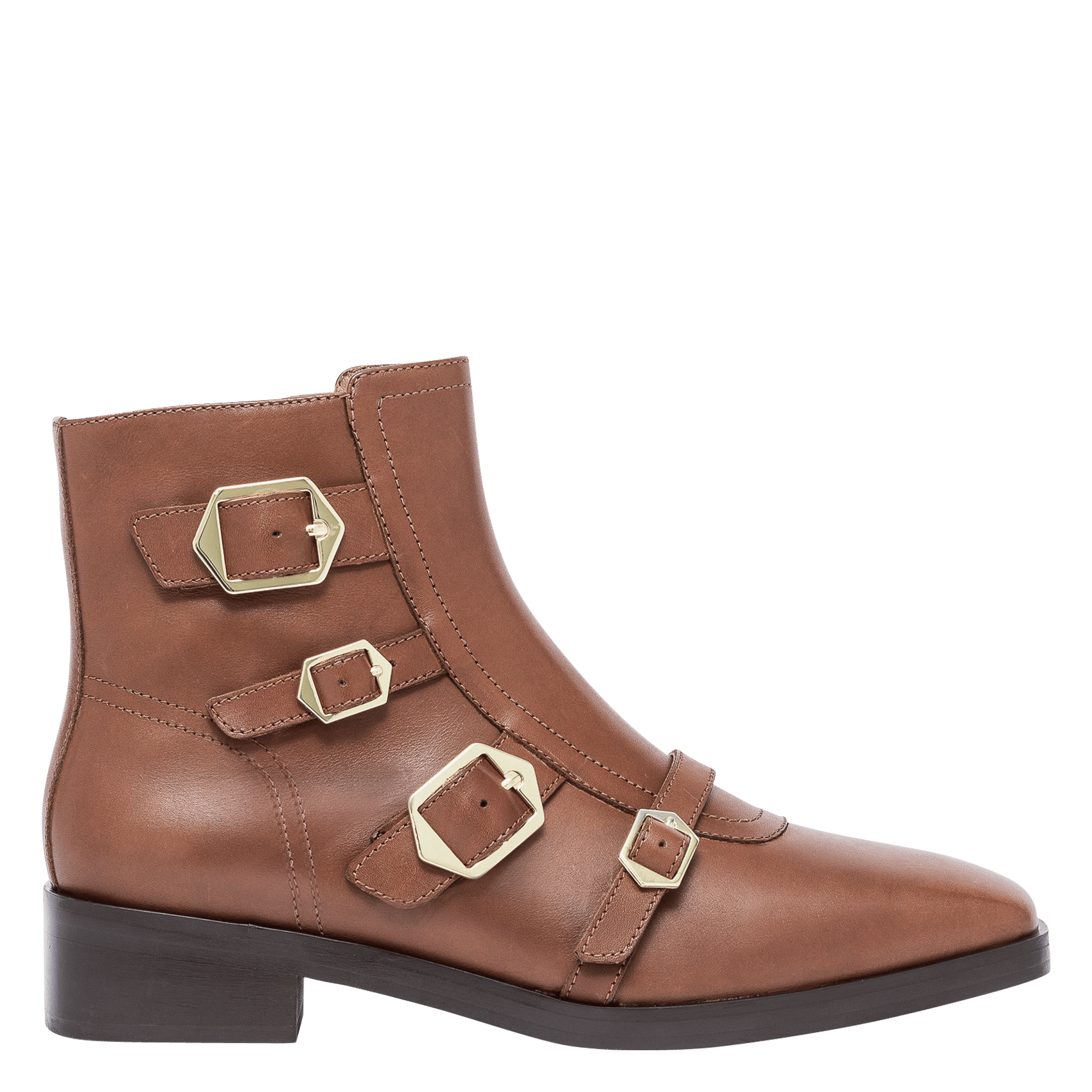 Biker boots met gespen - Damesschoenen – SACHA