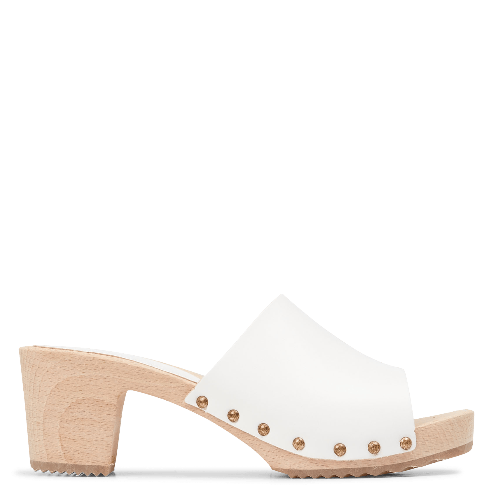 Witte leren sandalen - Dames | MANFIELD