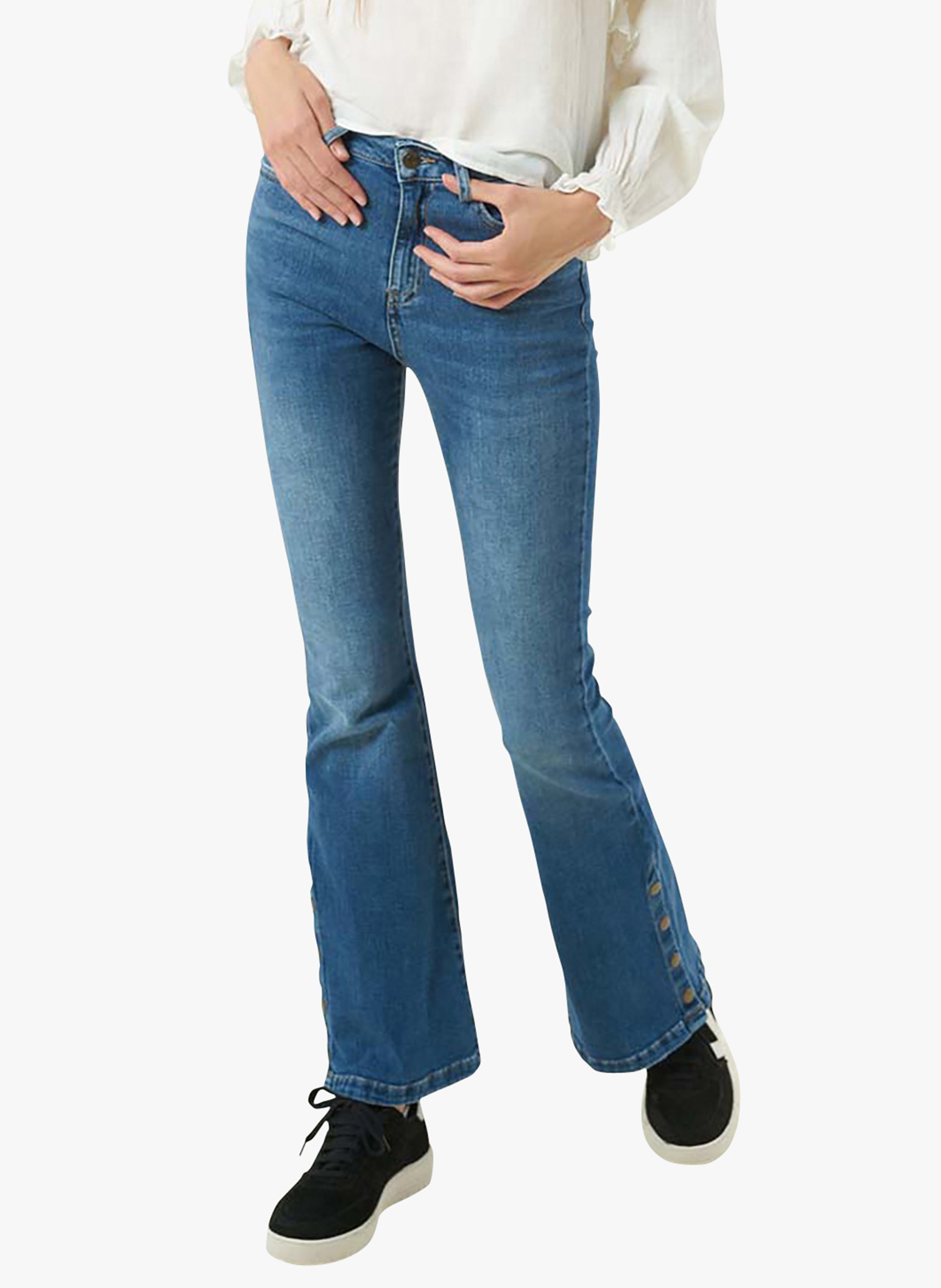 Sale Nieuwe collectie herfst-winter 2021/2022 jeans bootcut jean dames |  Place des Tendances