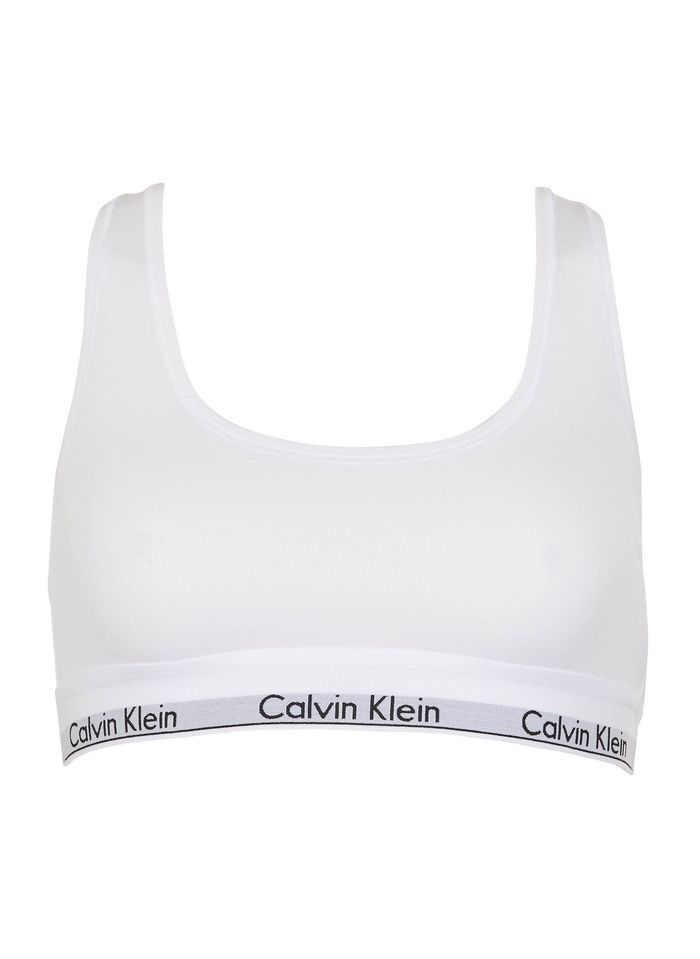 Toelating comfort D.w.z Katoenen Beha Modern Cotton White Calvin Klein Underwear - Dames | Place  des Tendances