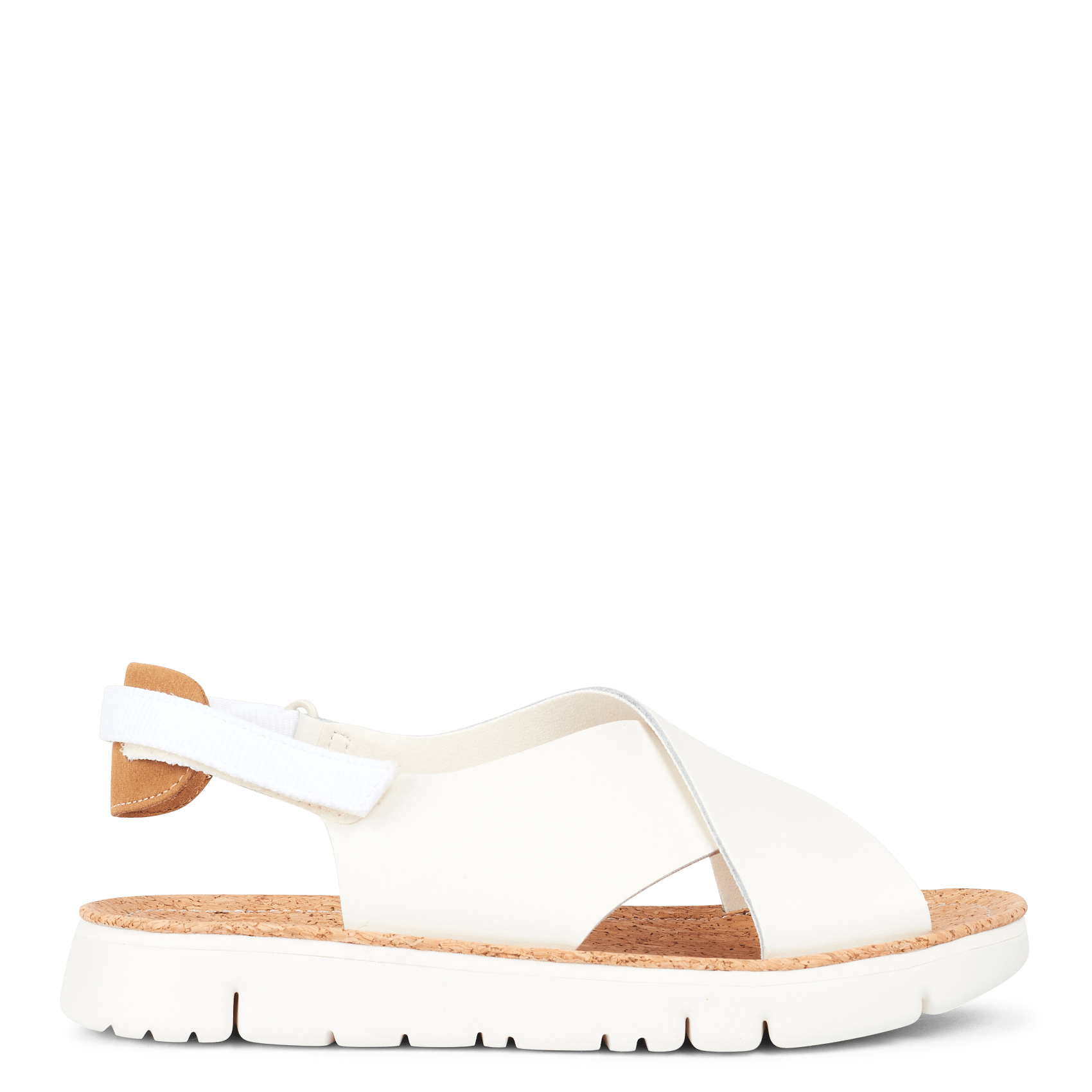 Leren Sandalen Met Riempjes White Natural Camper - Dames | Place des  Tendances
