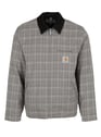 CARHARTT WIP Glencheck Tobacco Grijs