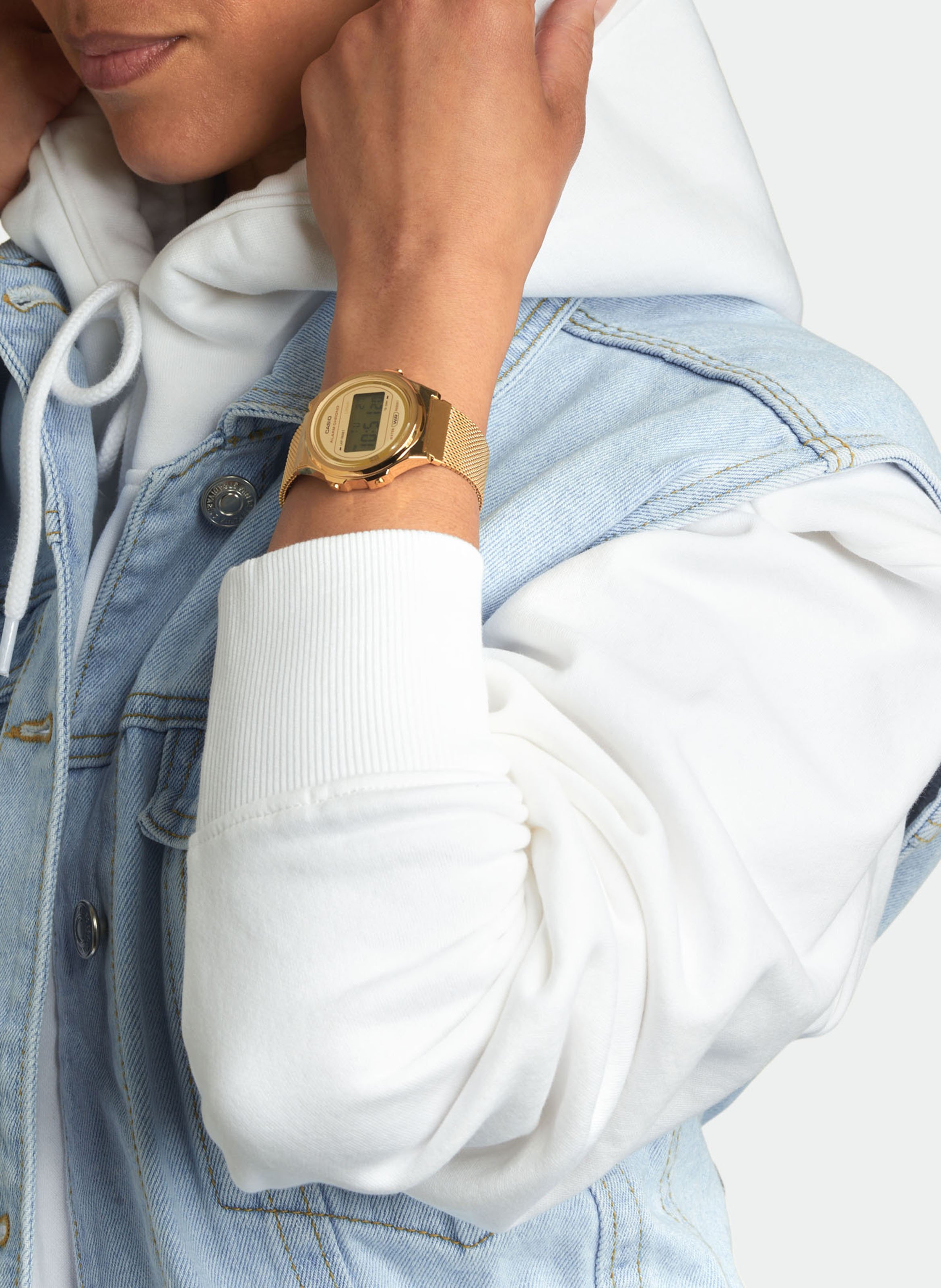 Vintage Casiohorloge Met Stalen Bandje DorÉ Casio Vintage Dames Place