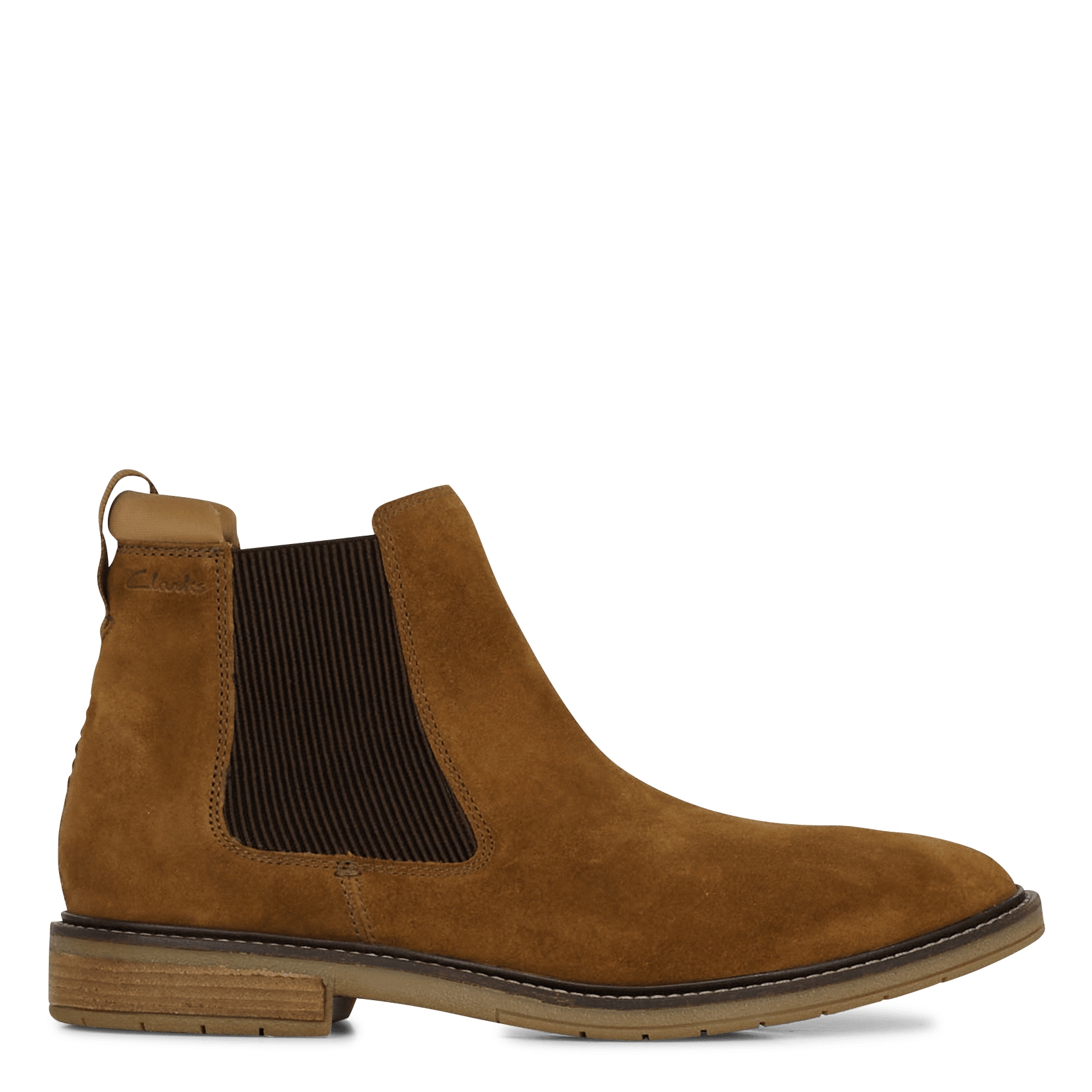 Sale Leren Boots Cognac Suede Clarks - Heren | Place des Tendances