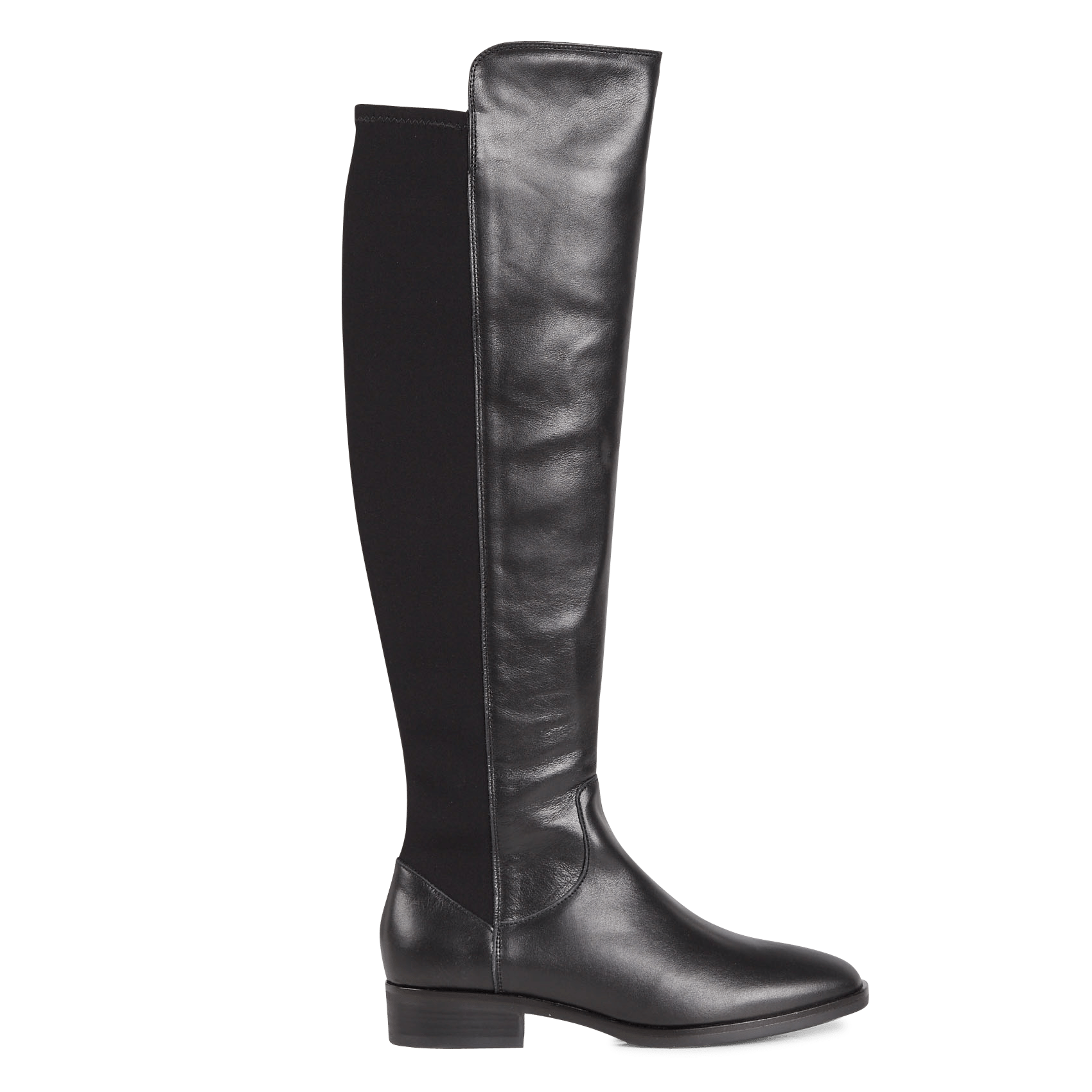 Sale Leren Laarzen Van Twee Materialen Black Leather Clarks - Dames | Place  des Tendances