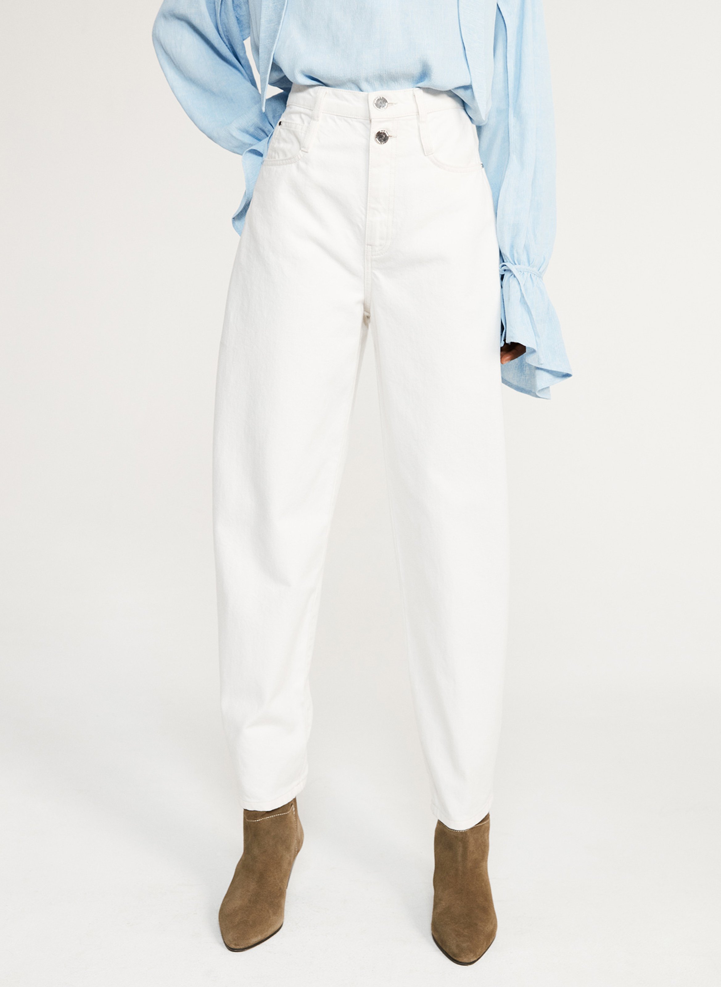 Vila dames jeans VIMOMMIE KIRSTY HW 7/8 MOM JEANS 14071590 Kopen bij  Voorwinden.nl