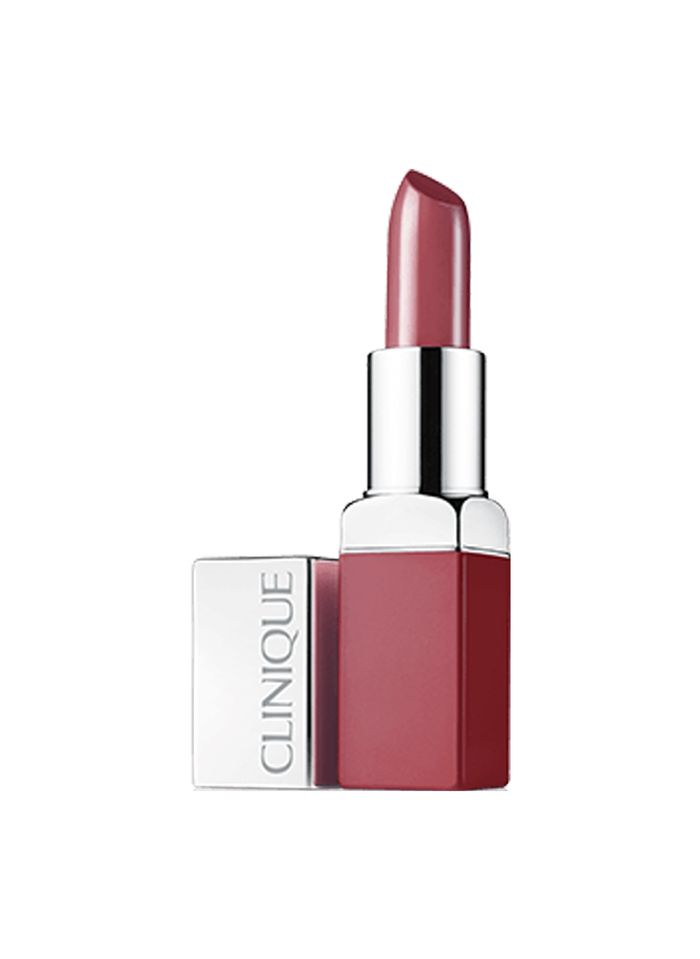 CLINIQUE Clinique Pop - Lipstick, intens rood + gladmakende basis 2-in-1 |  - 14 Plum Pop