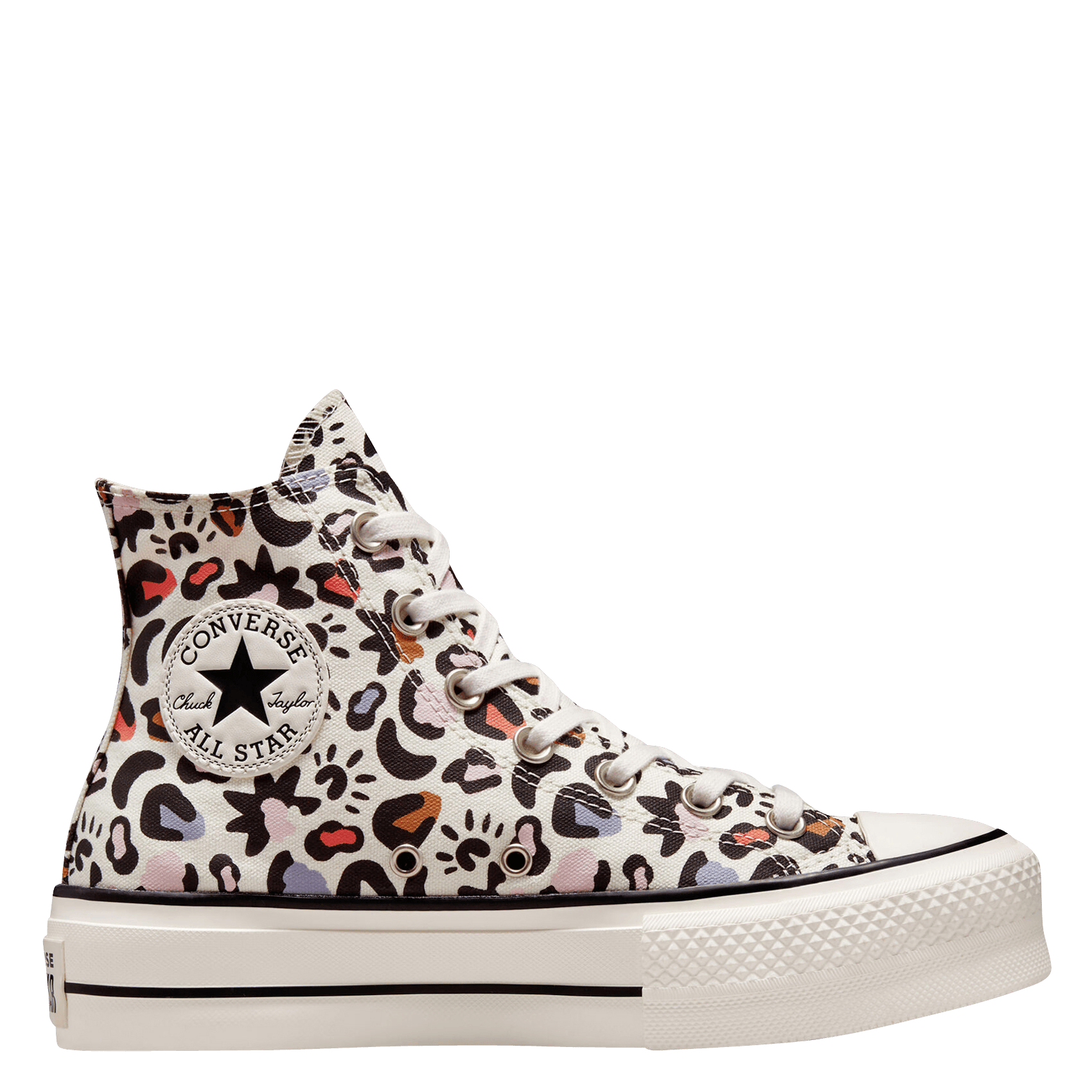 Sale Sneakers Met Luipaardprint - Converse Chuck Taylor All Star Plateform  Black Converse - Dames | Place des Tendances