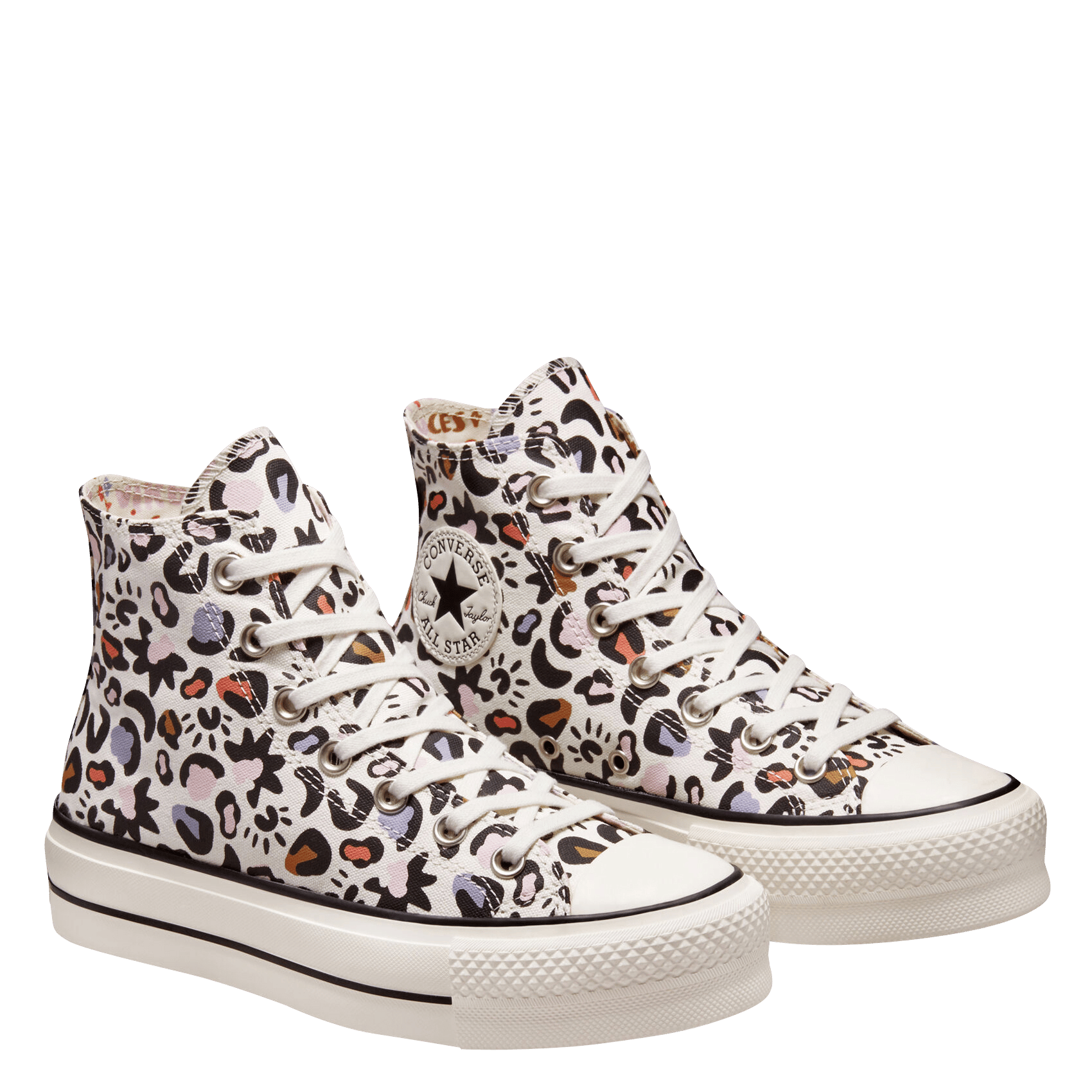 Sale Sneakers Met Luipaardprint - Converse Chuck Taylor All Star Plateform  Black Converse - Dames | Place des Tendances