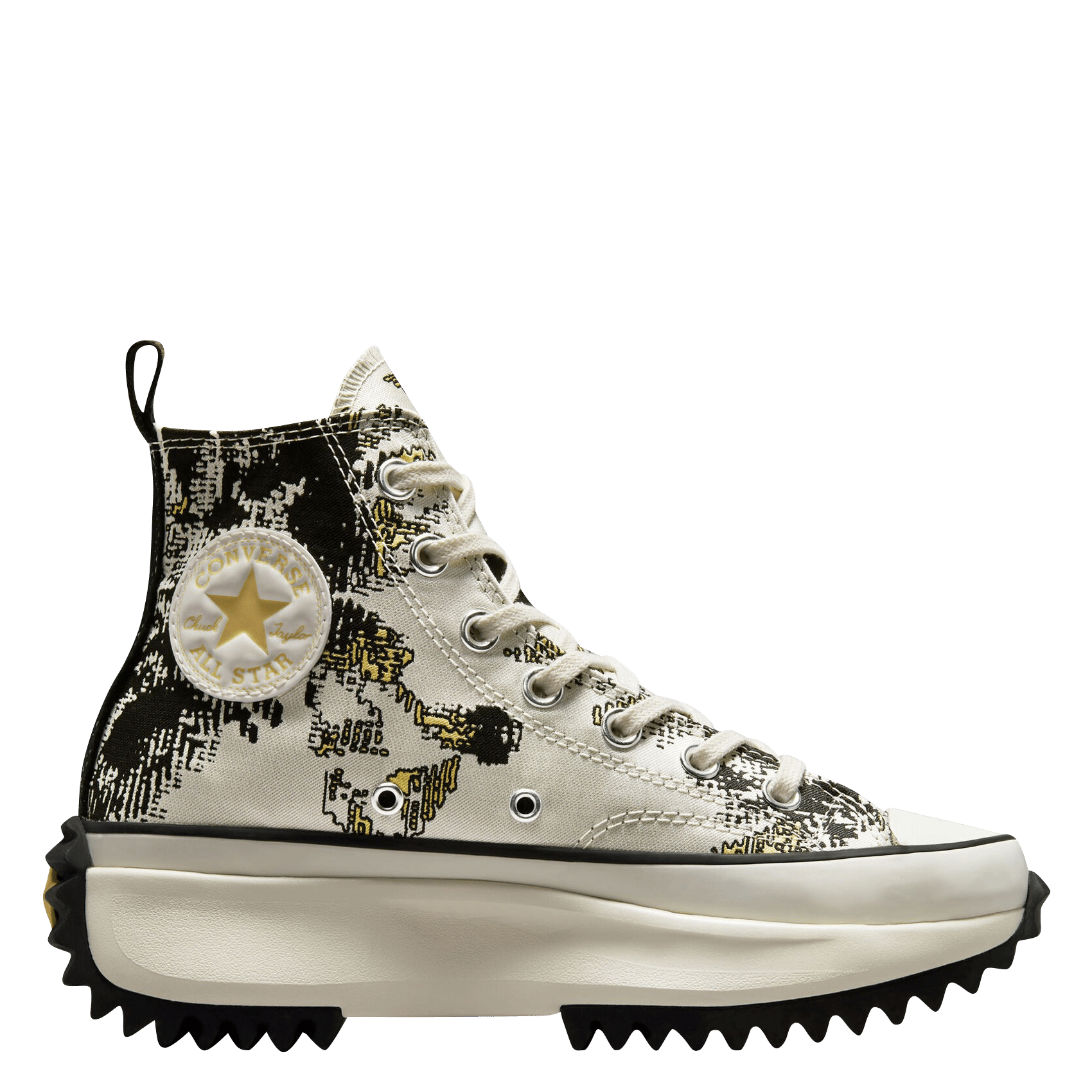 Sneakers Met Print - Converse Run Star Hike Yellow Converse - Dames | Place  des Tendances