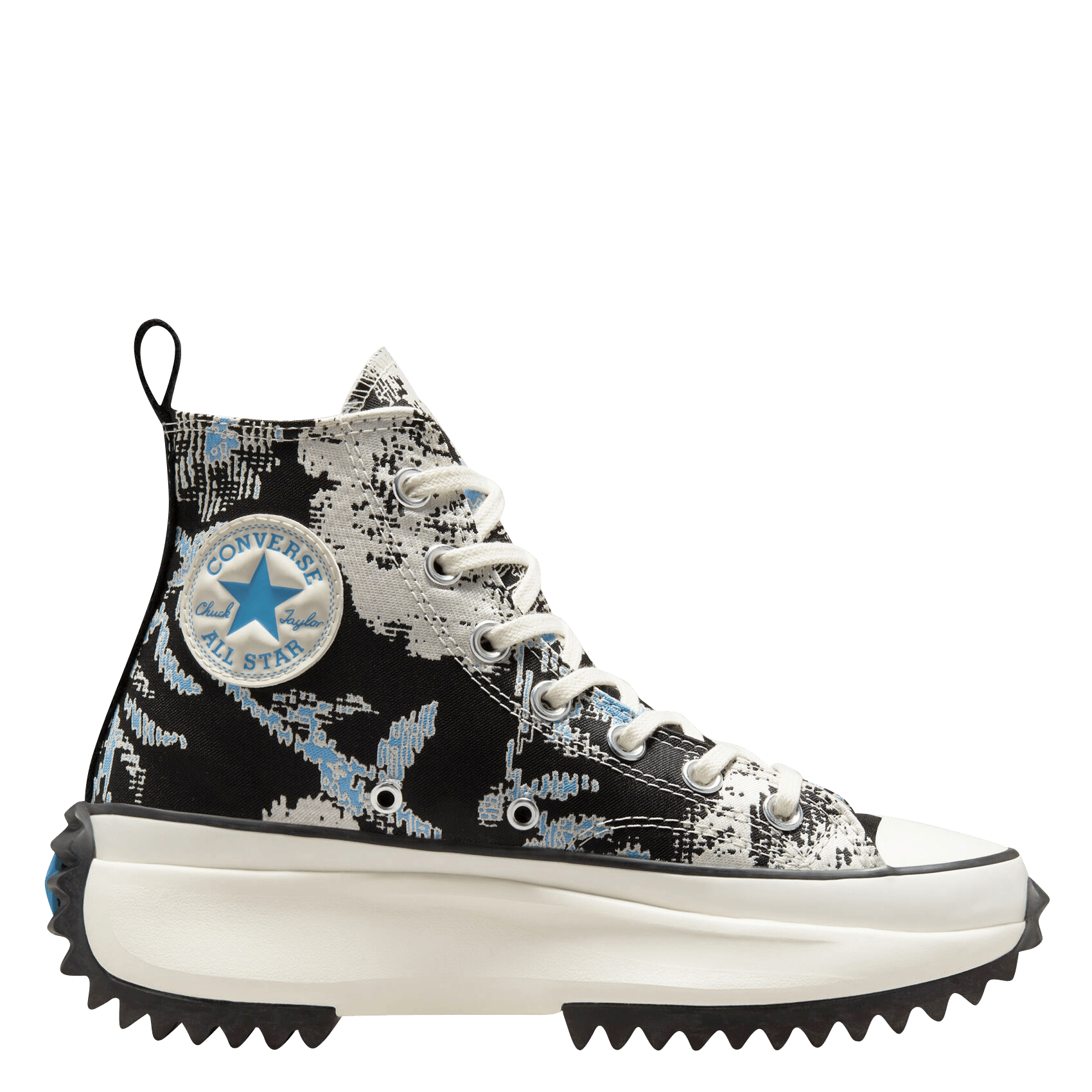 Sneakers - Run Star Hike Hybrid Floral Blue Converse - Dames | Place des  Tendances