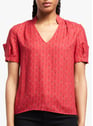 COP.COPINE IMPRIME-ROUGE Rood