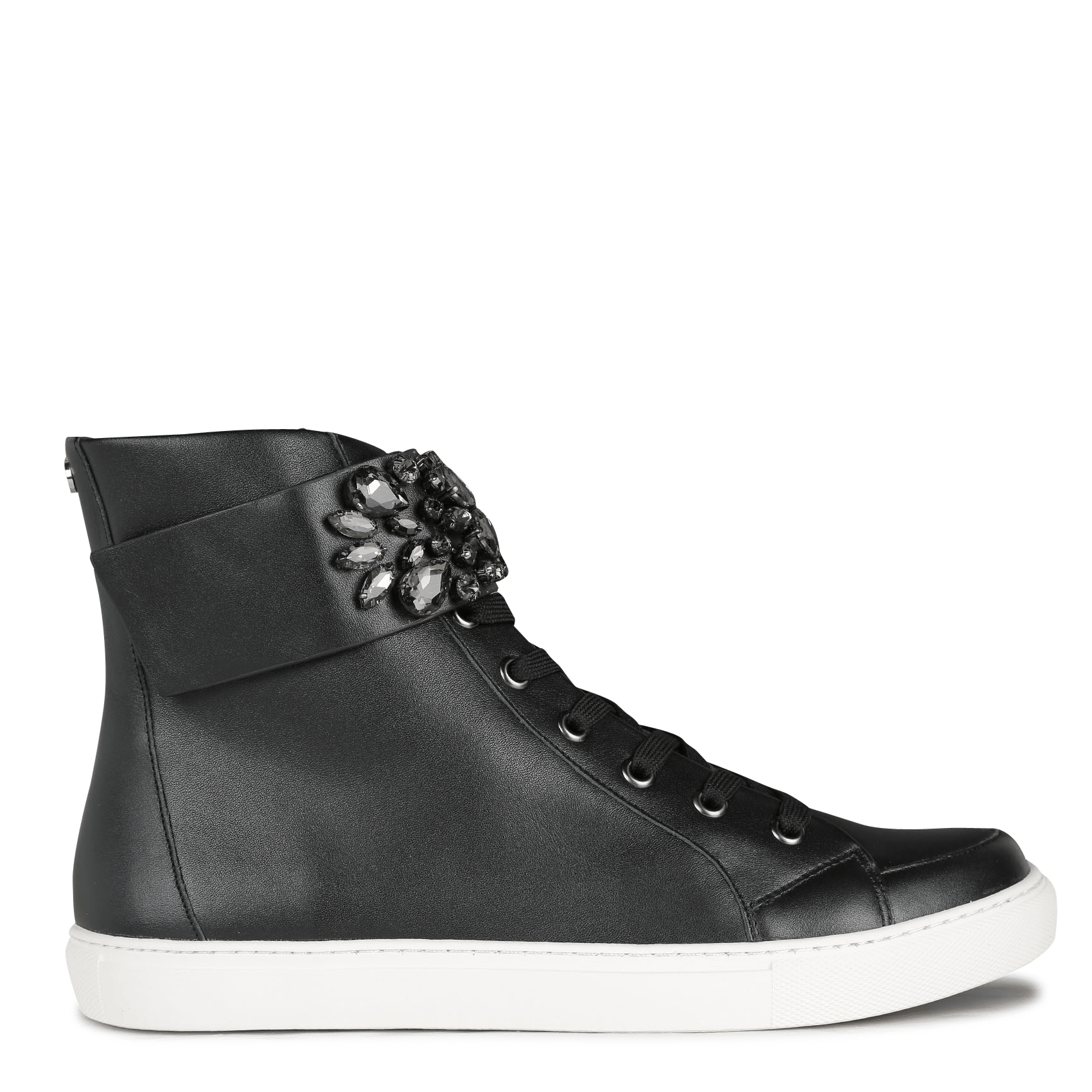 Hoge, Leren Sneakers Noir Cosmoparis - Dames | Place des Tendances