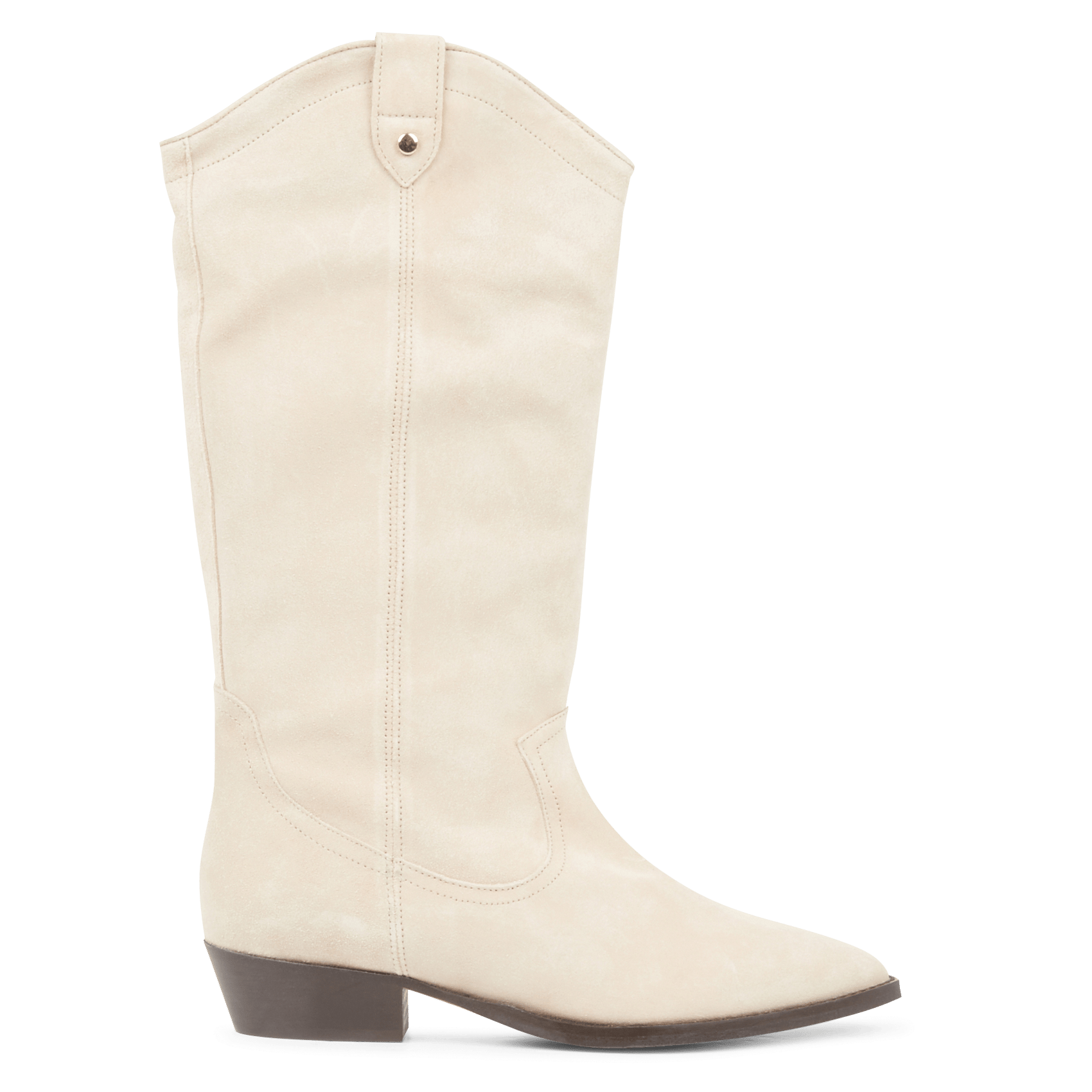 Hoge laarzen in de kleur Beige voor dames | KLEDING.nl