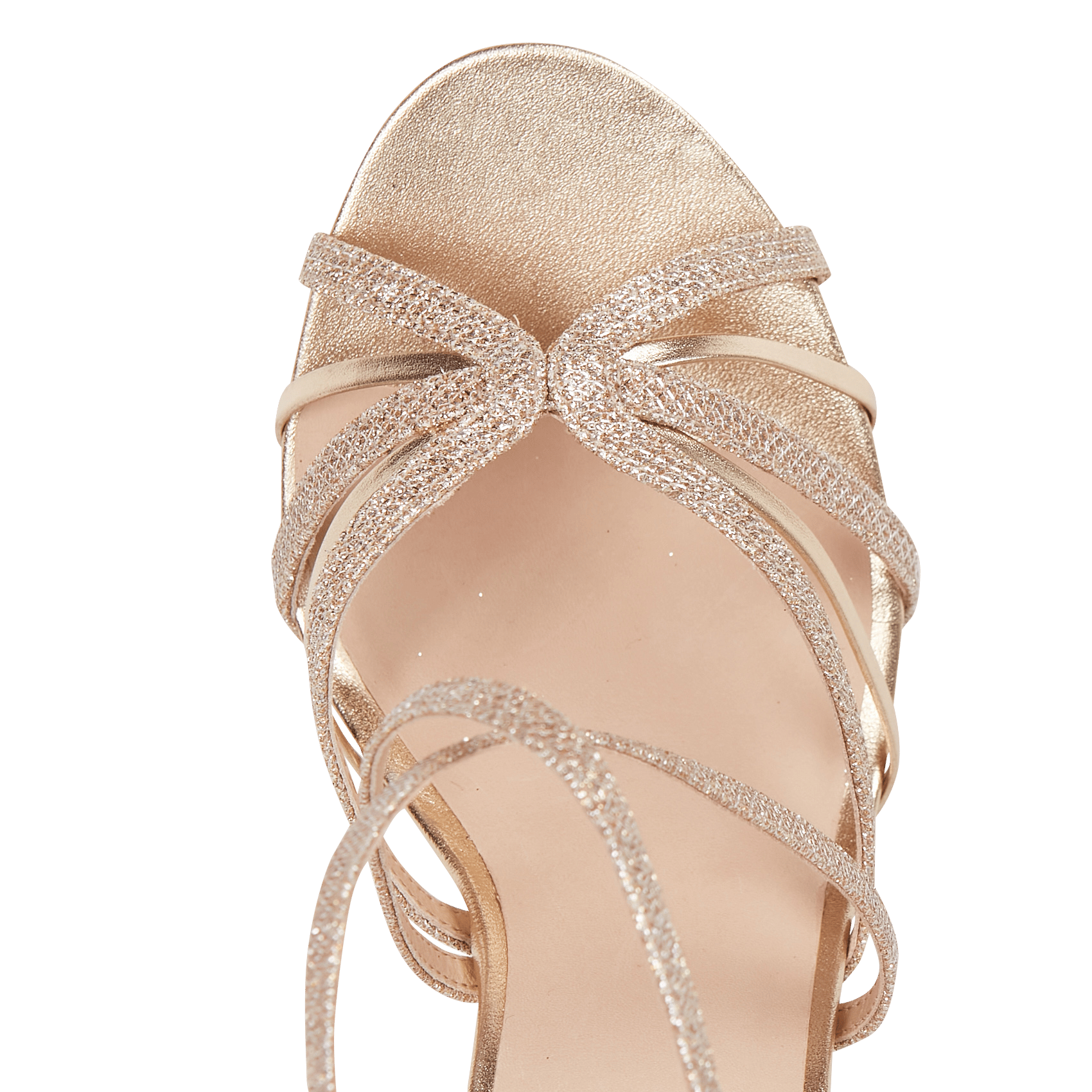 Leren Sandalen Met Hak En Glitter Platine Cosmoparis - Dames | Place des  Tendances